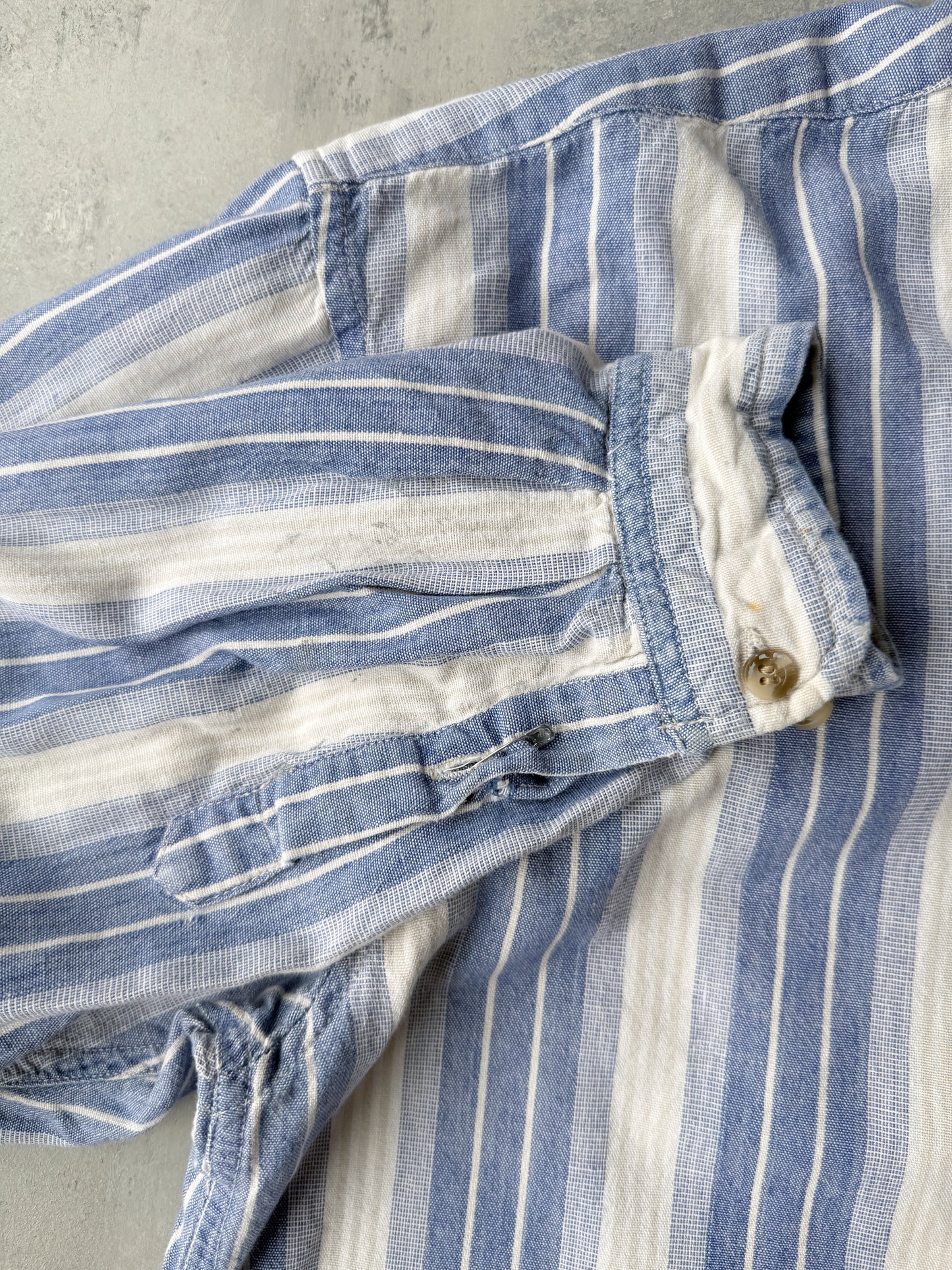 Striped Cotton Shirt 90's - Large