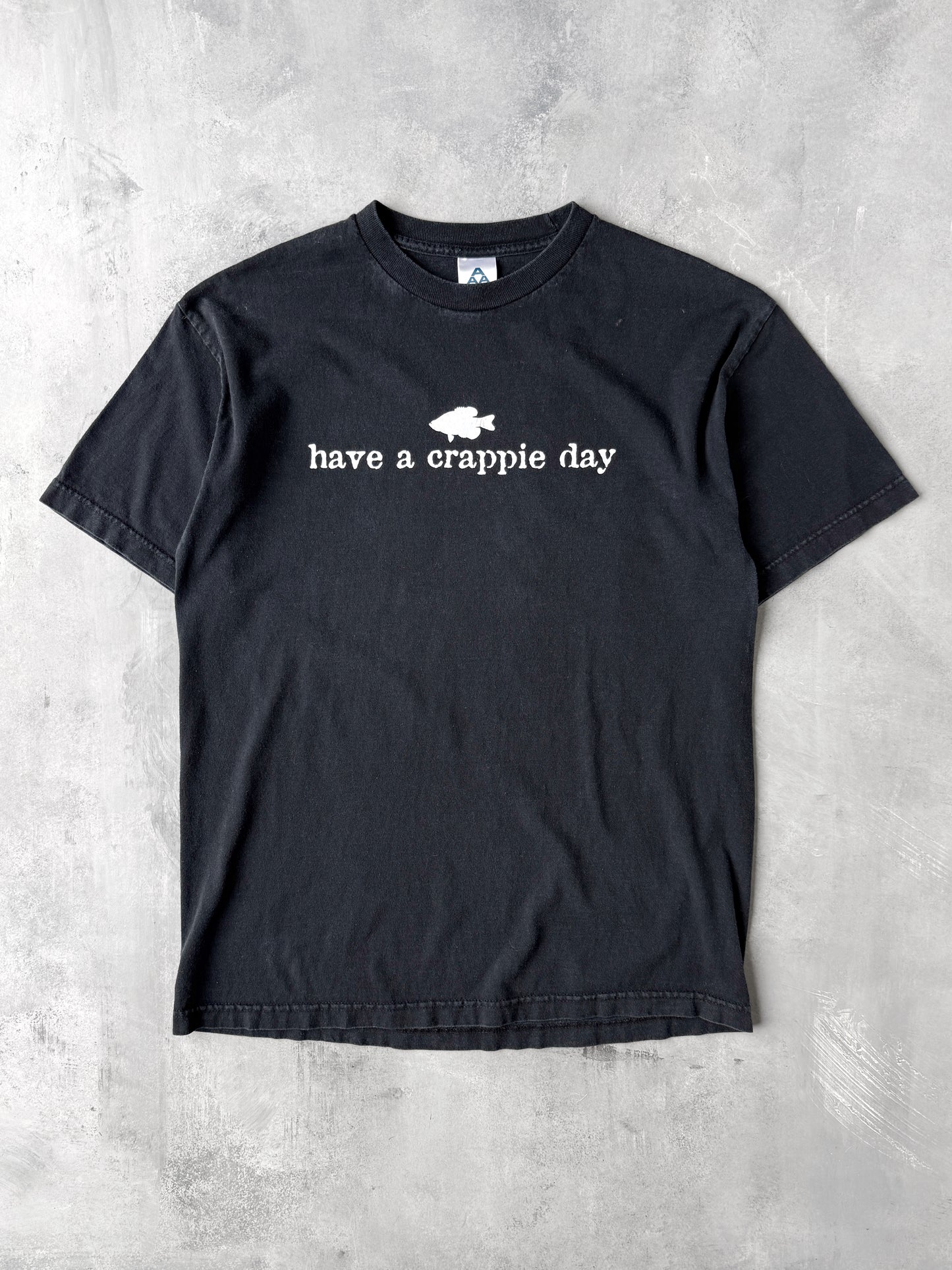 Have a Crappie Day T-Shirt Y2K - Large