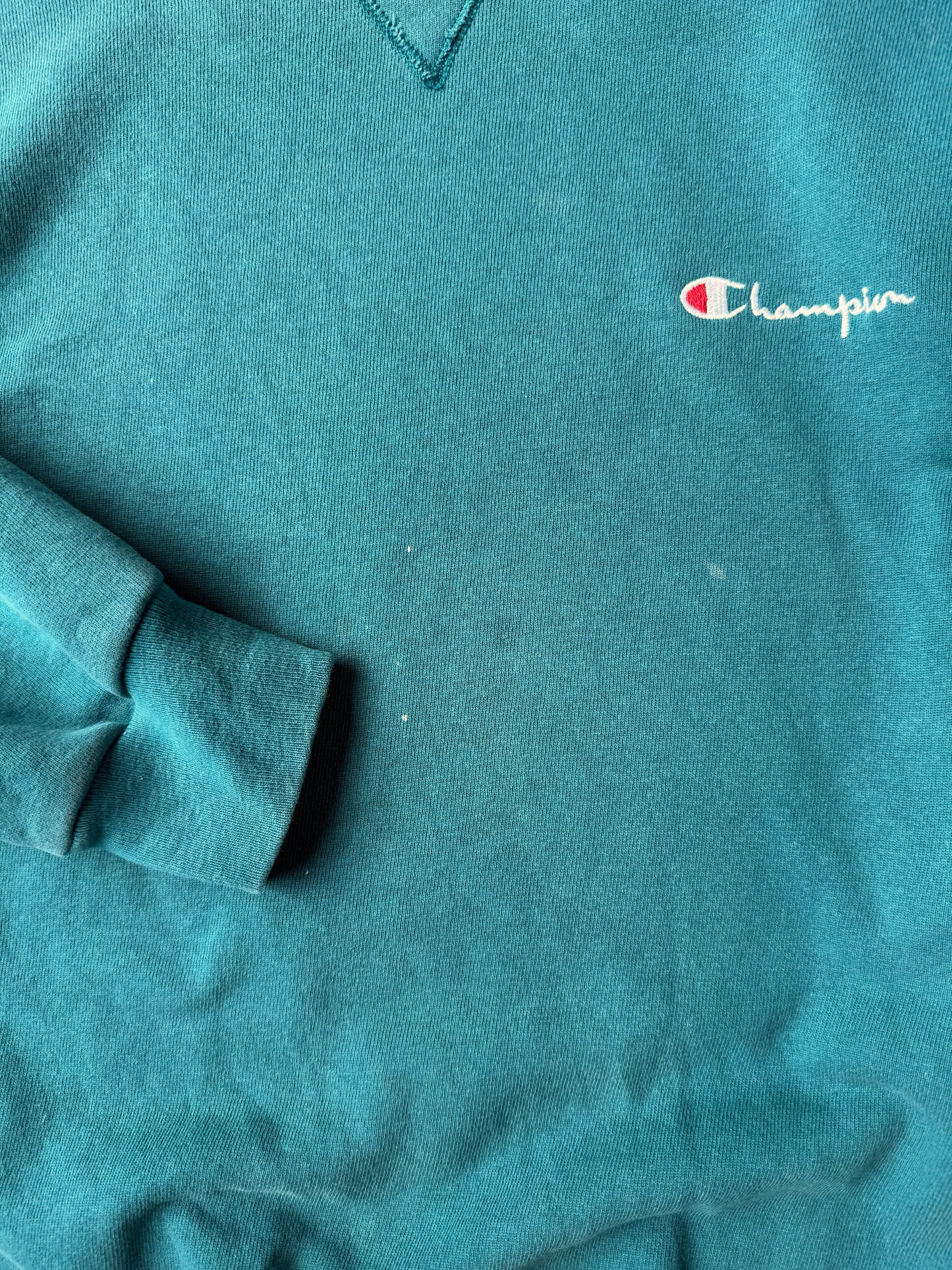 Teal Champion Sweatshirt 90's - Large