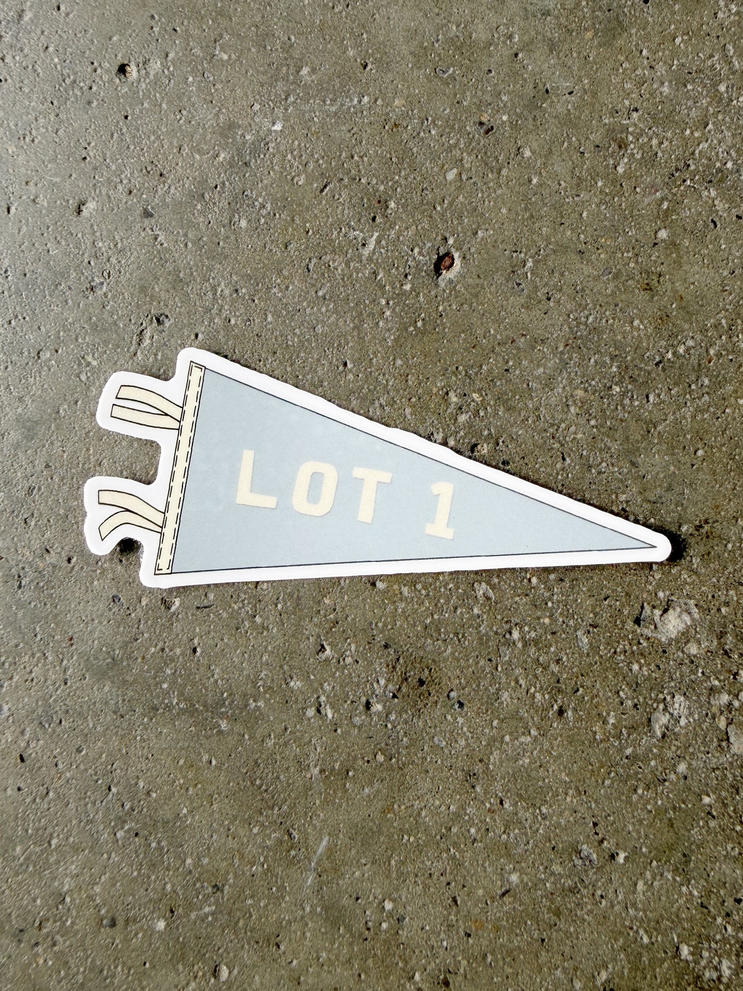 Lot 1 Pennant Sticker