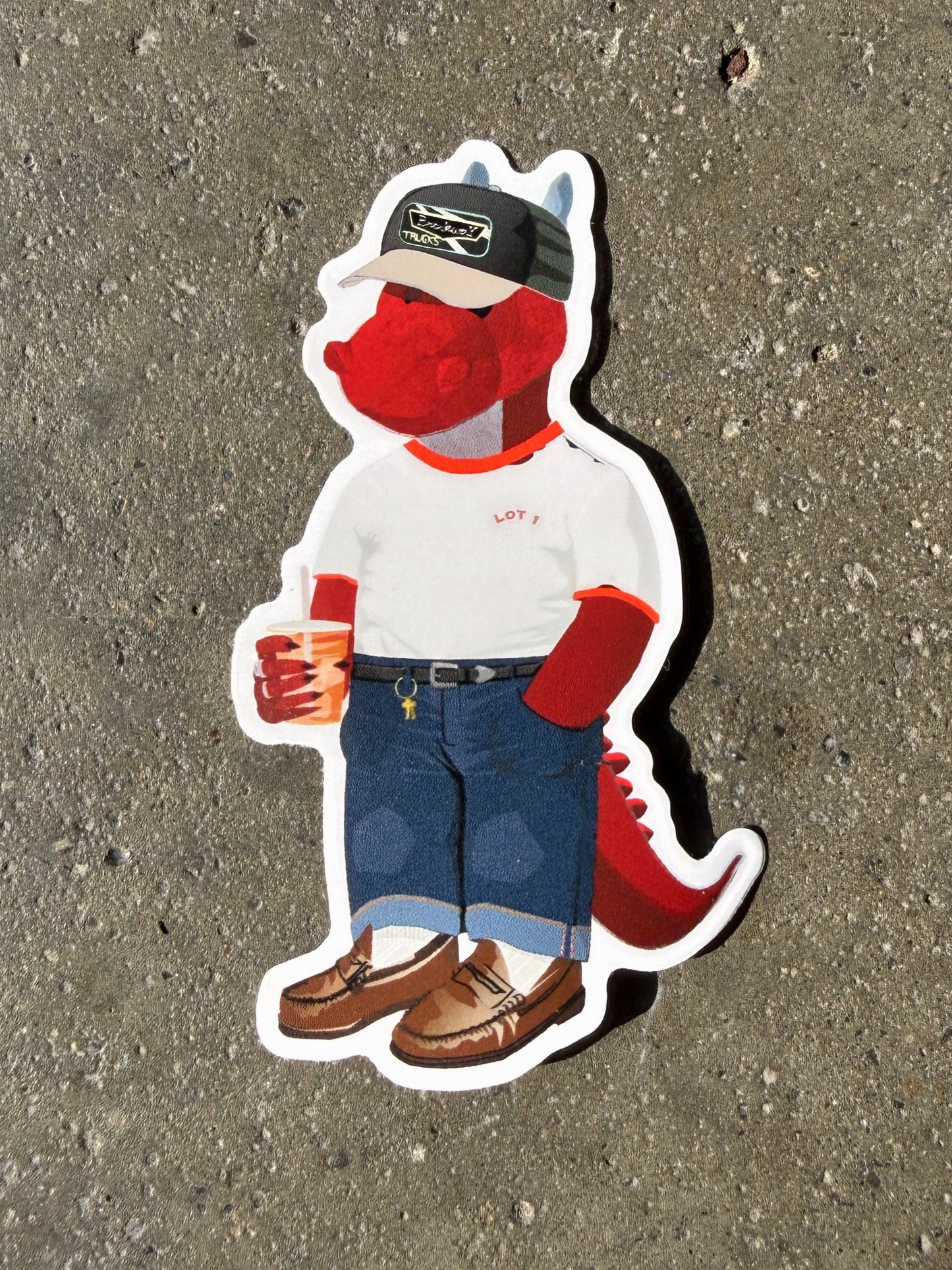 Limited Edition Red Dragon Sticker