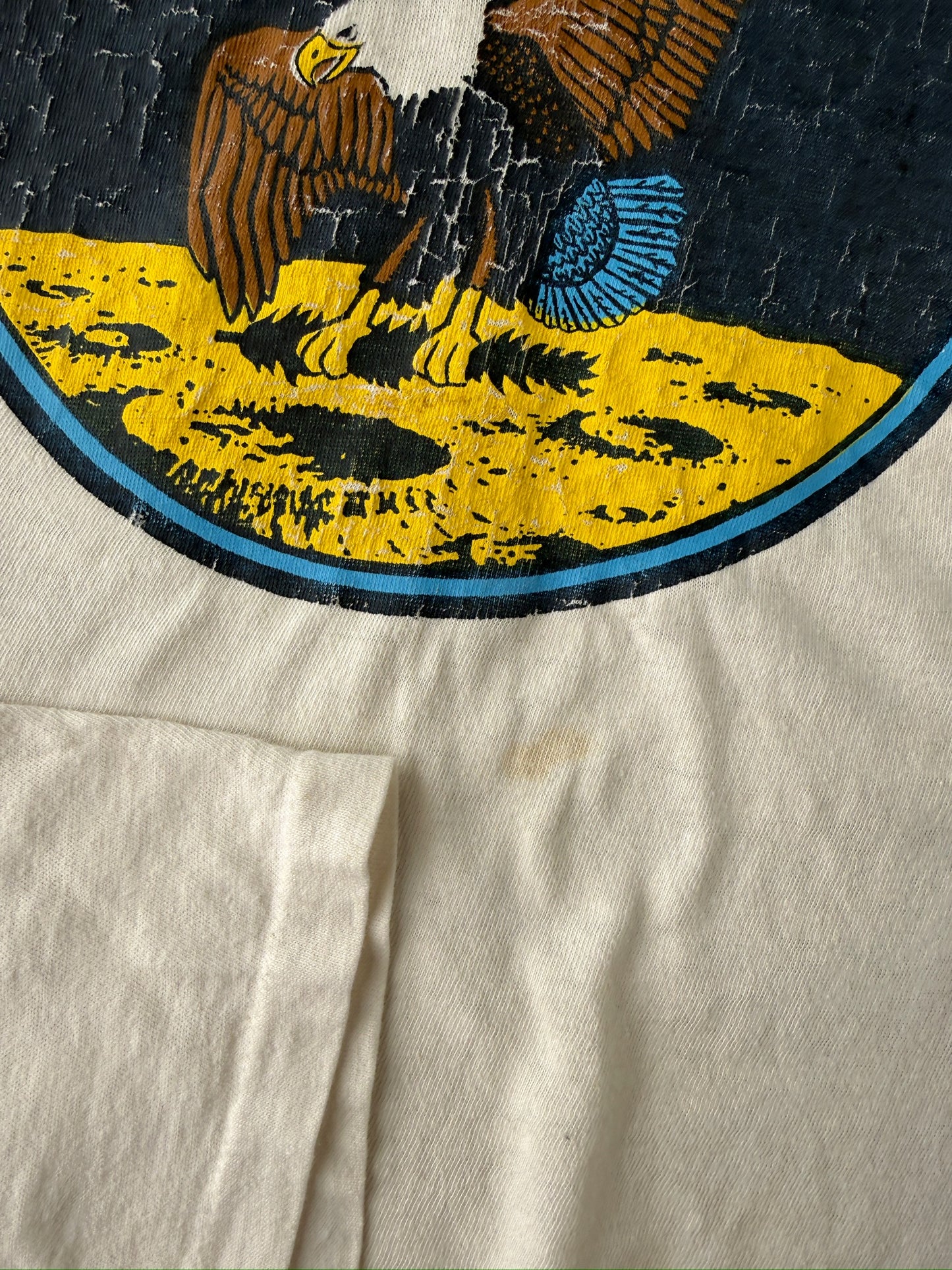 Apollo 11 Ringer T-Shirt 80's - Small