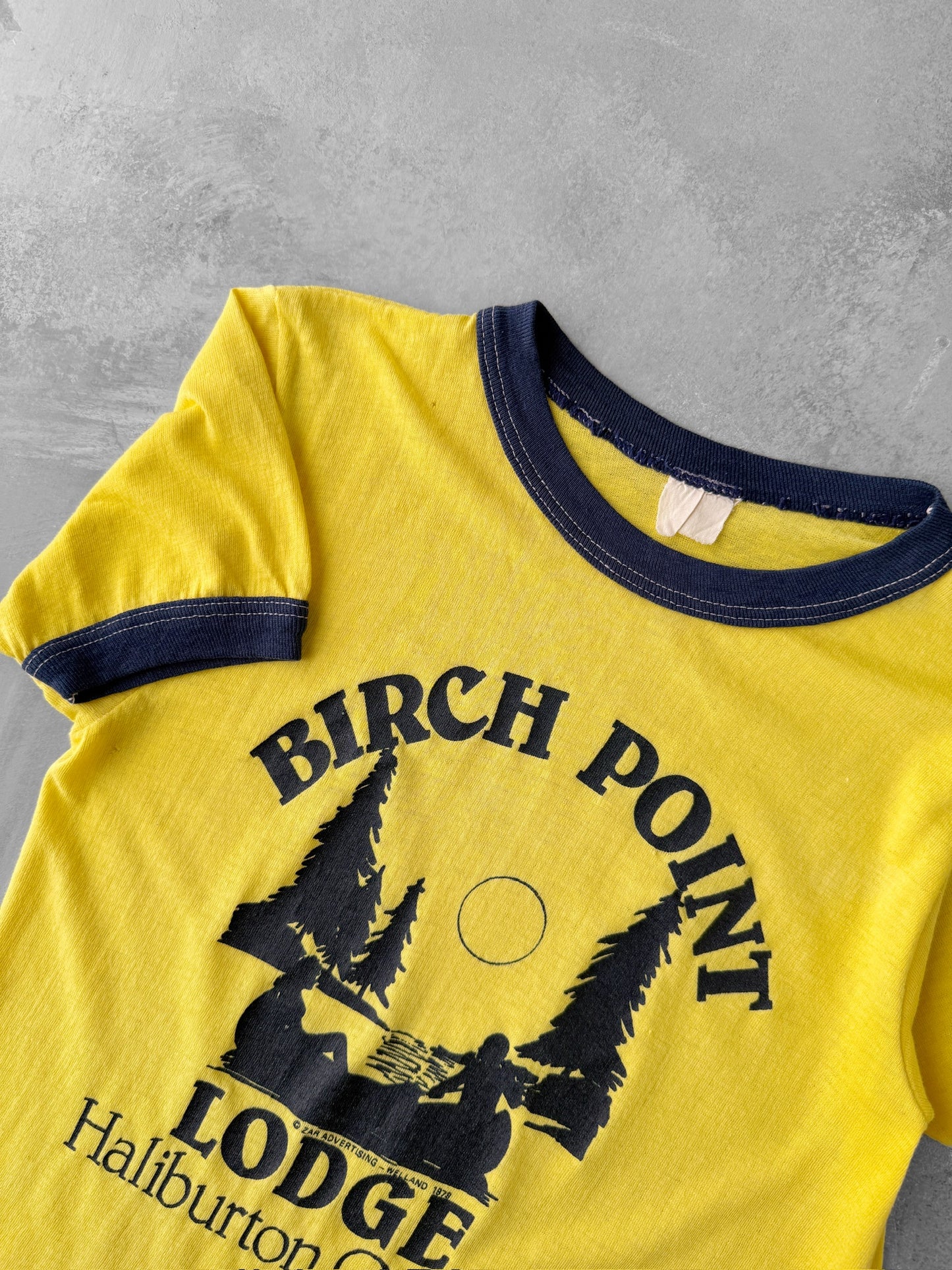 Birch Point Lodge Ringer T-Shirt '78 - XXS