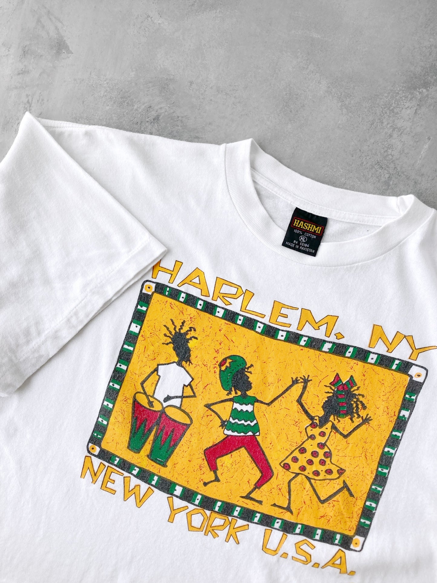 Harlem, New York T-Shirt 90's - XL