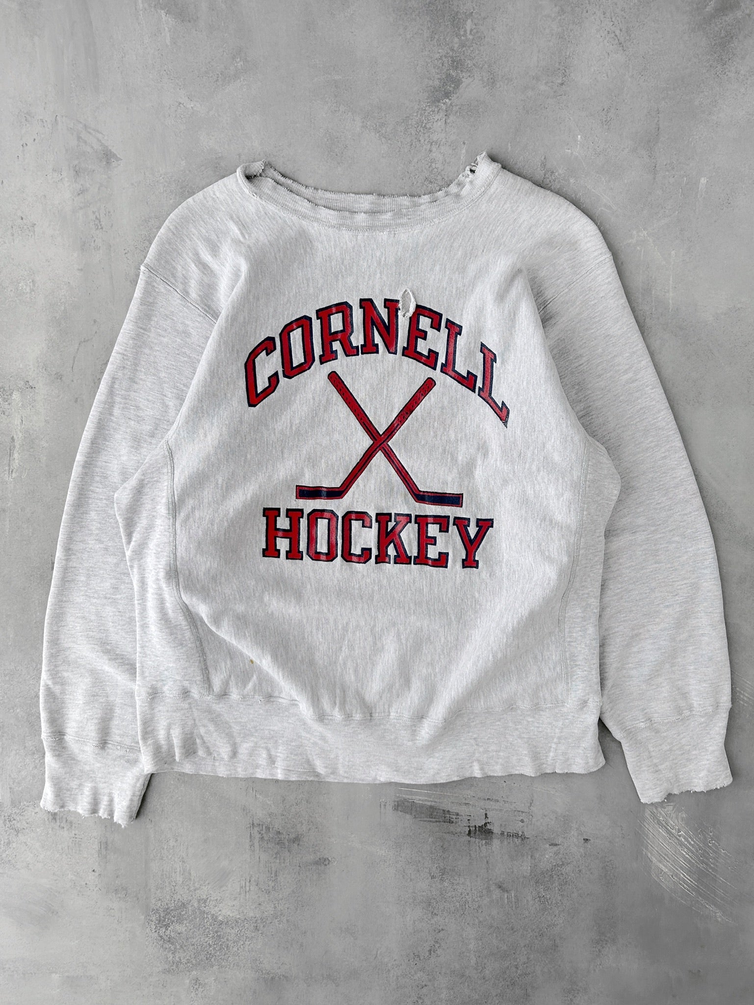 Cornell University Hockey Sweatshirt 80's XL – Lot Vintage