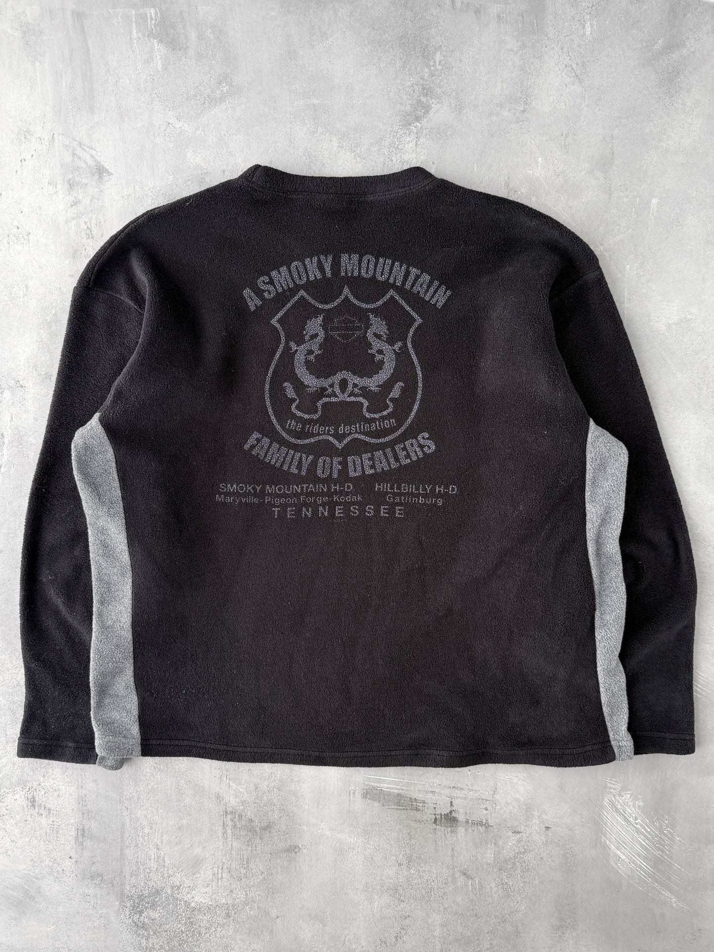 Harley-Davidson Fleece Pullover Y2K - XL