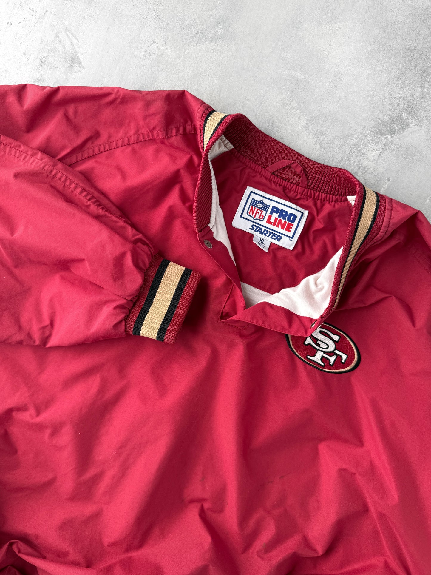 San Francisco 49ers Pullover Jacket 90's - XL