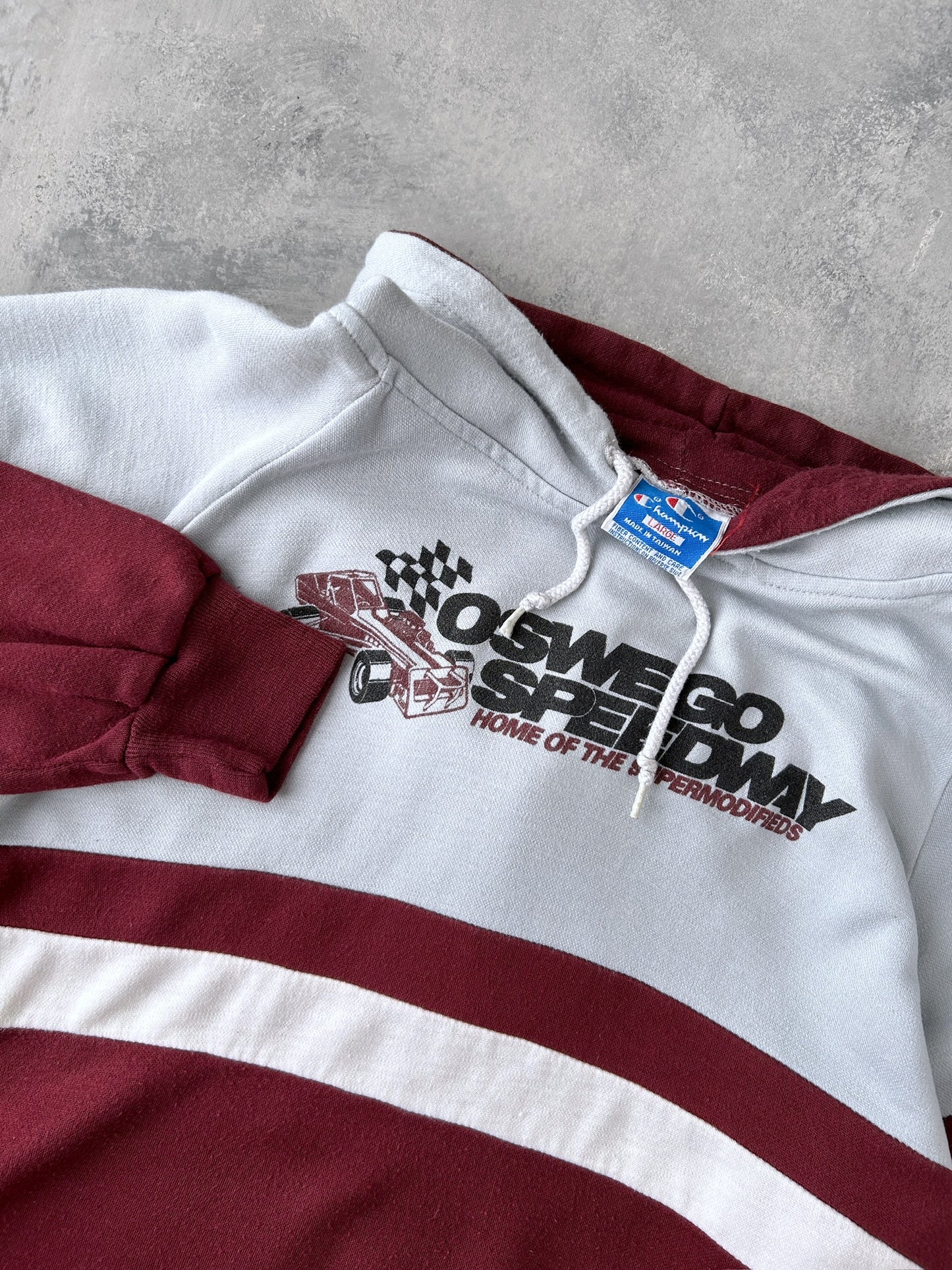 Oswego Speedway Hoodie 80's - Medium