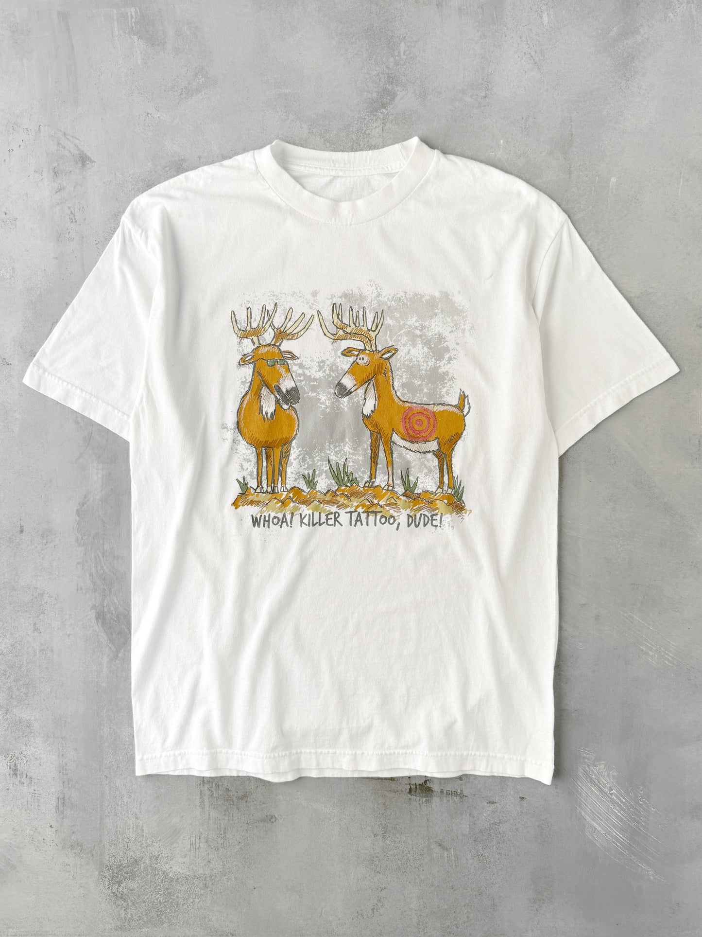 Killer Tattoo T-Shirt Y2K - Large