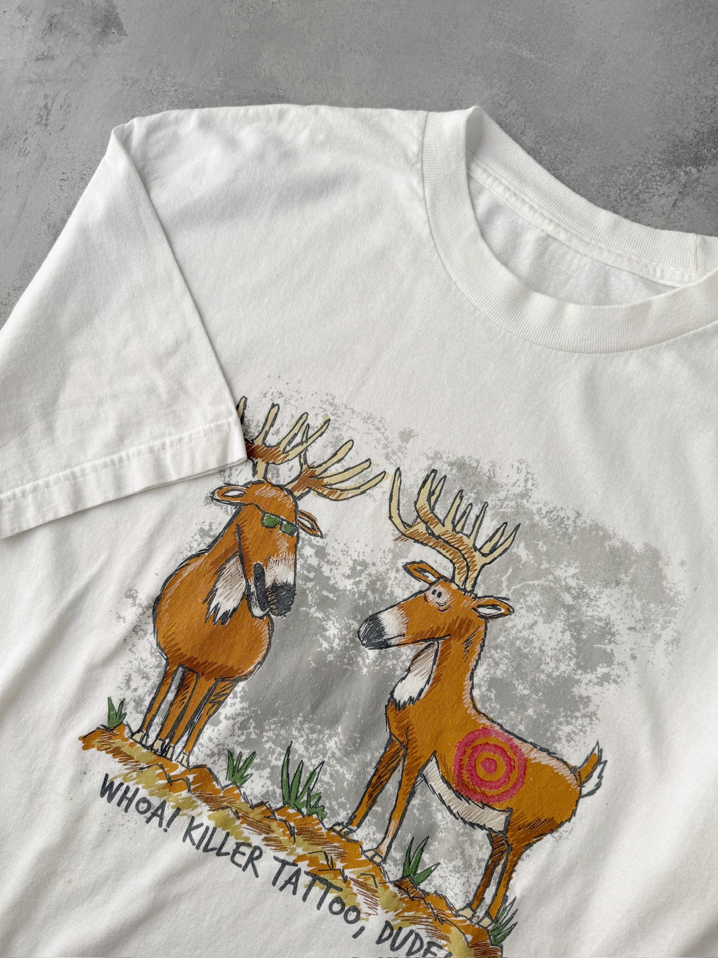 Killer Tattoo T-Shirt Y2K - Large
