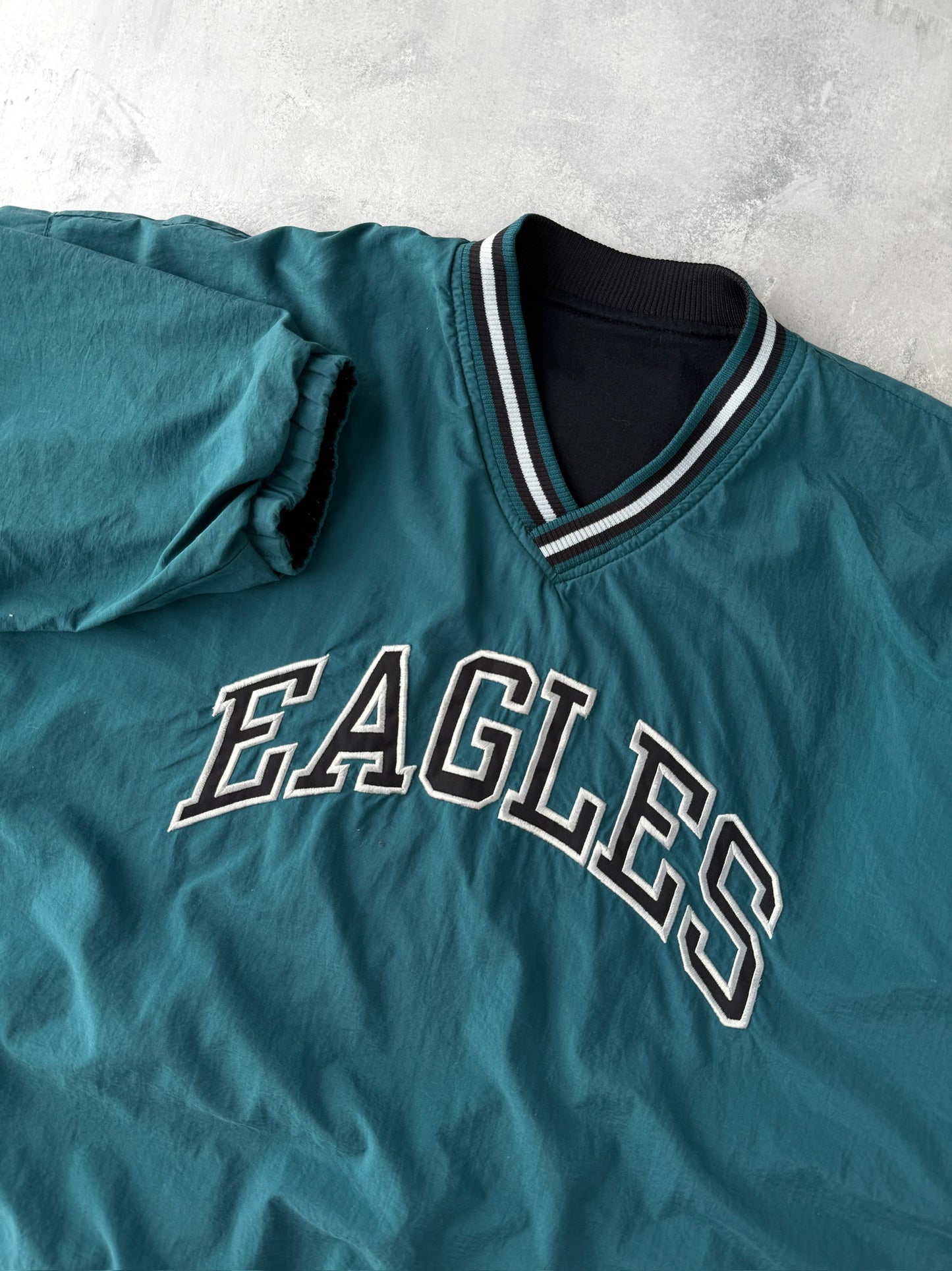 Reversible Philadelphia Eagles Pullover 90's - XL