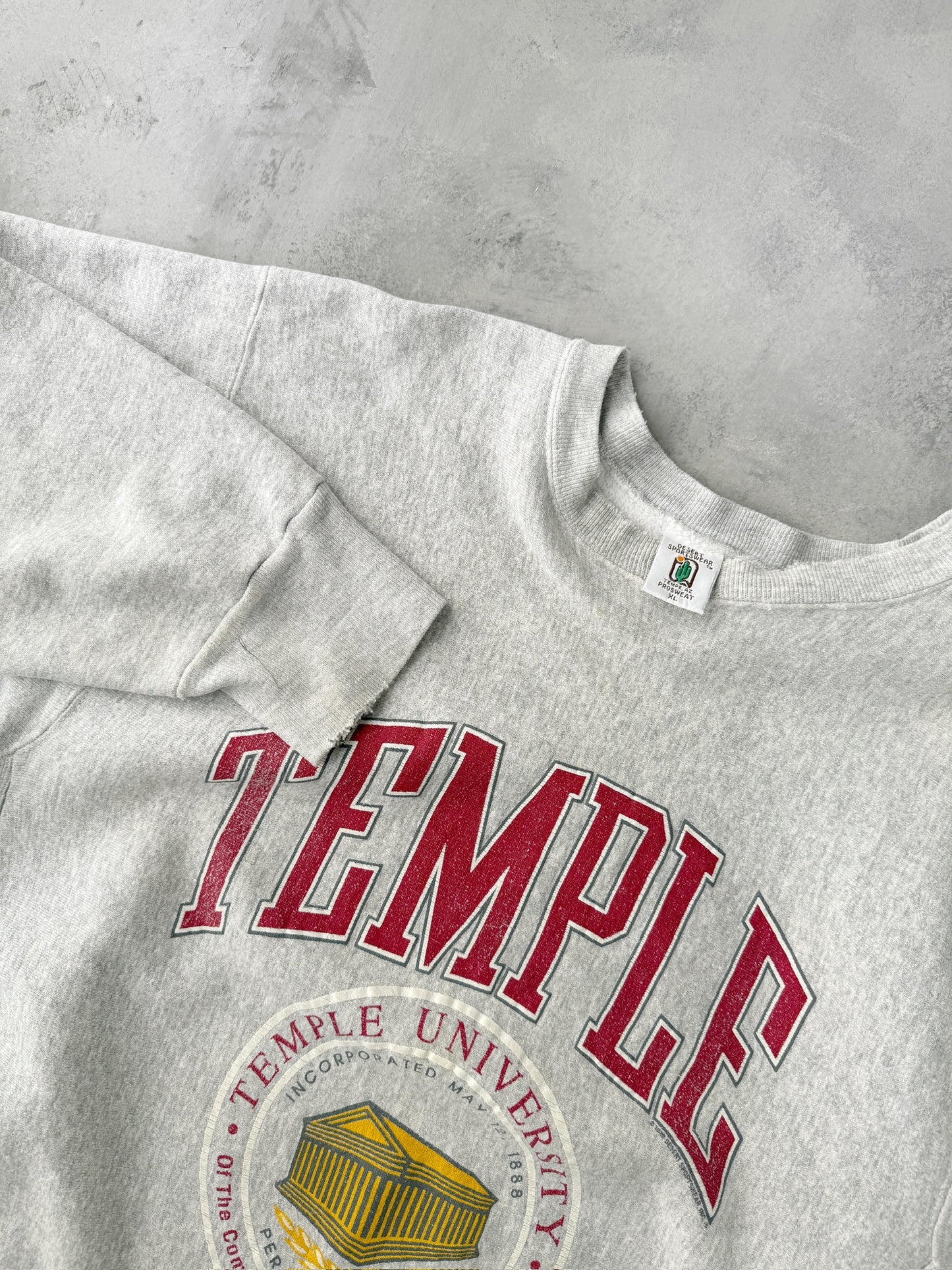 Temple University Sweatshirt 90's - XL