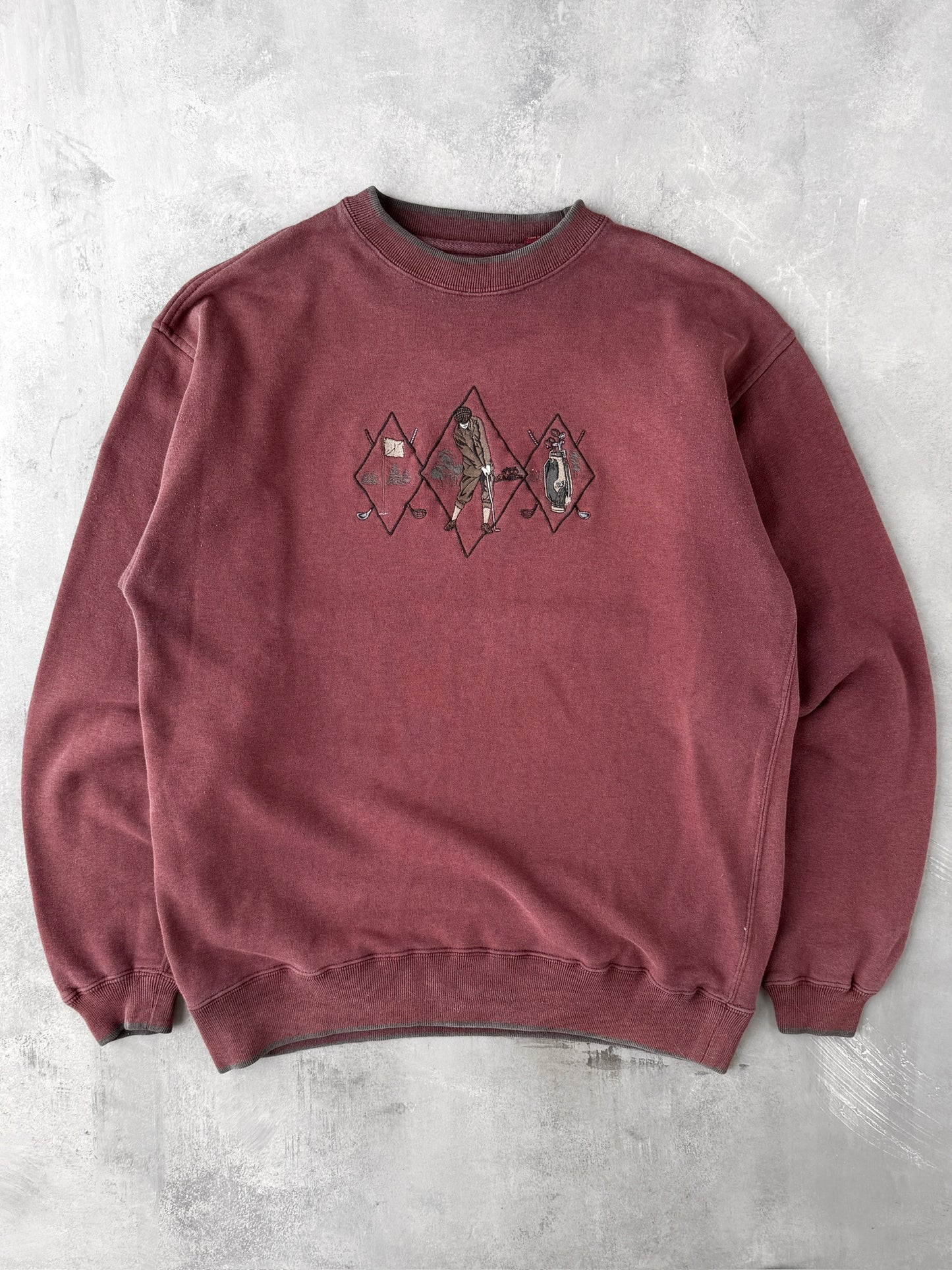 Golfer Sweatshirt Y2K - Large