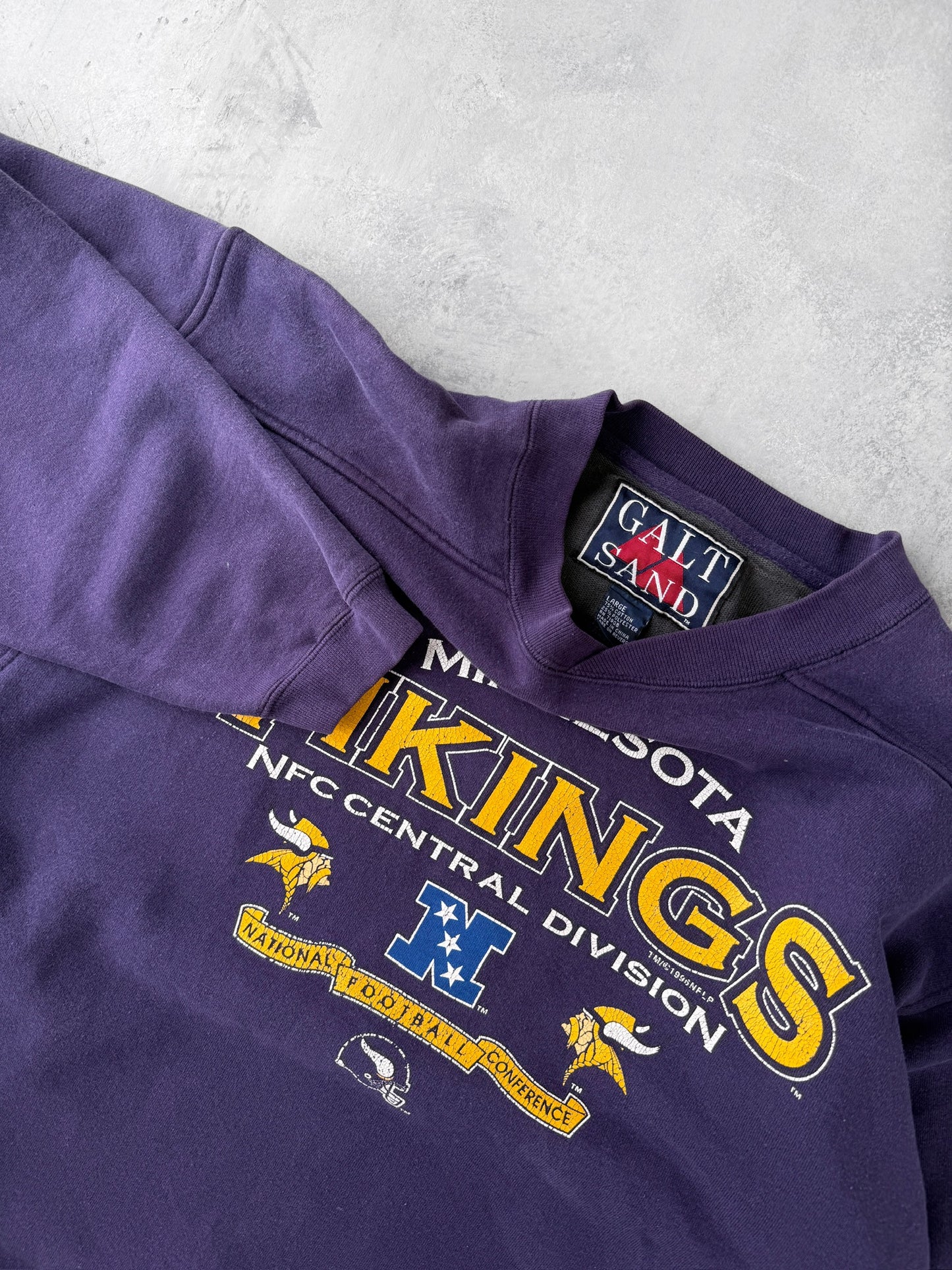 Minnesota Vikings Sweatshirt 90's - Large