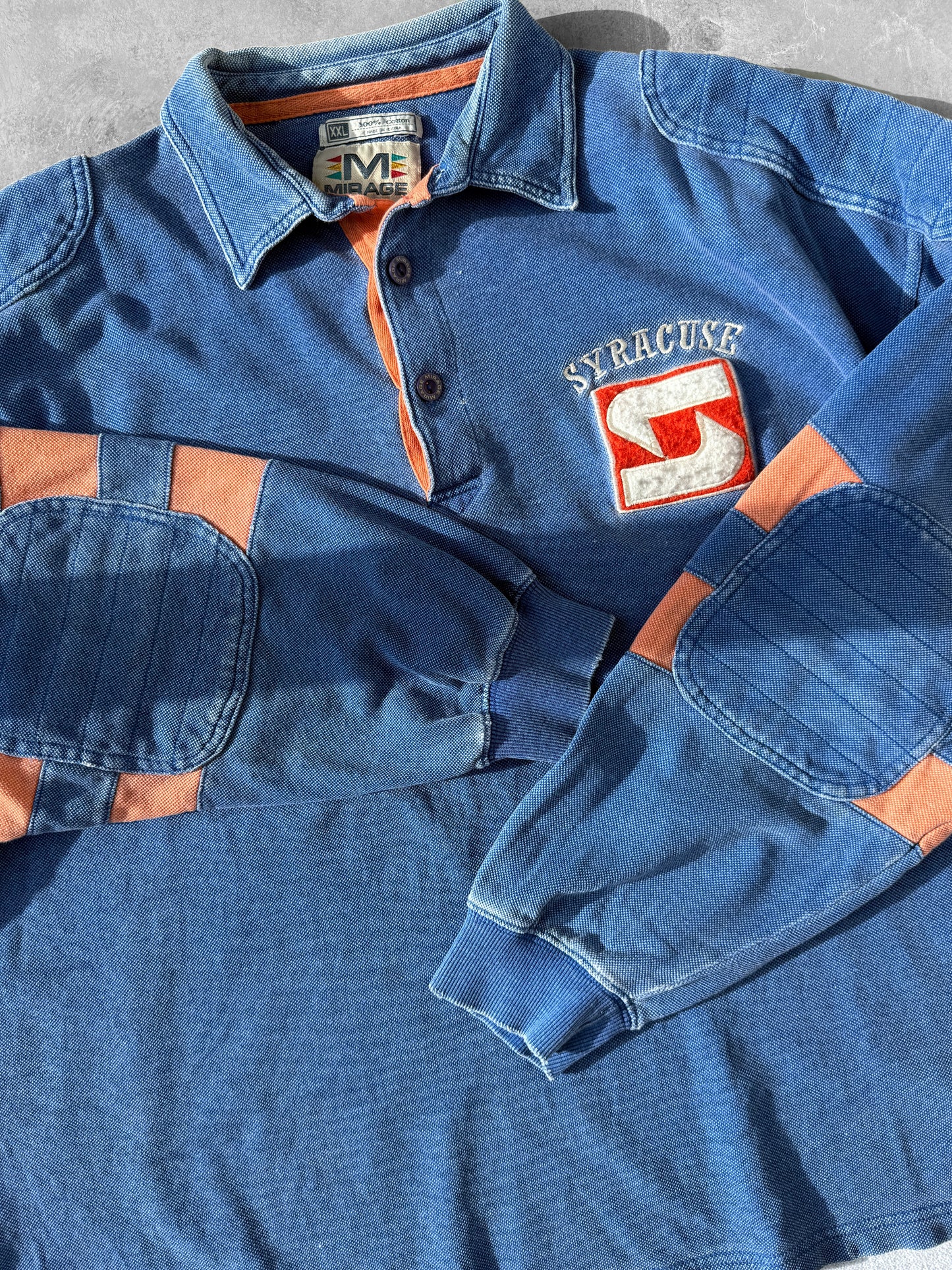 Syracuse University Rugby Shirt 90's - XXL