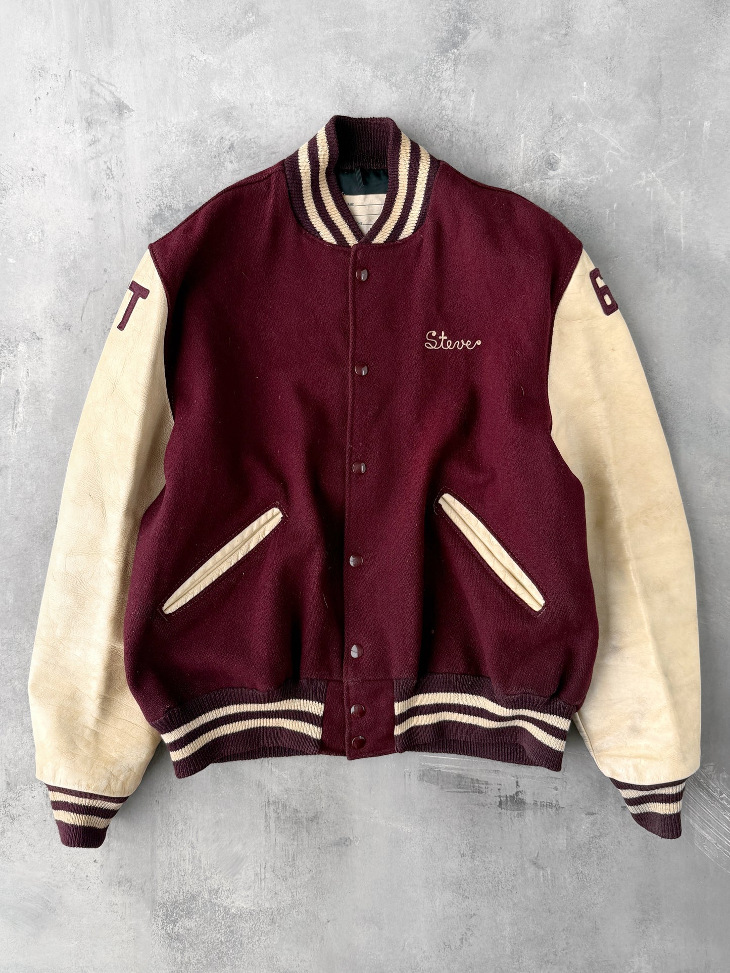 Steve's Varsity Football Jacket 60's - Large