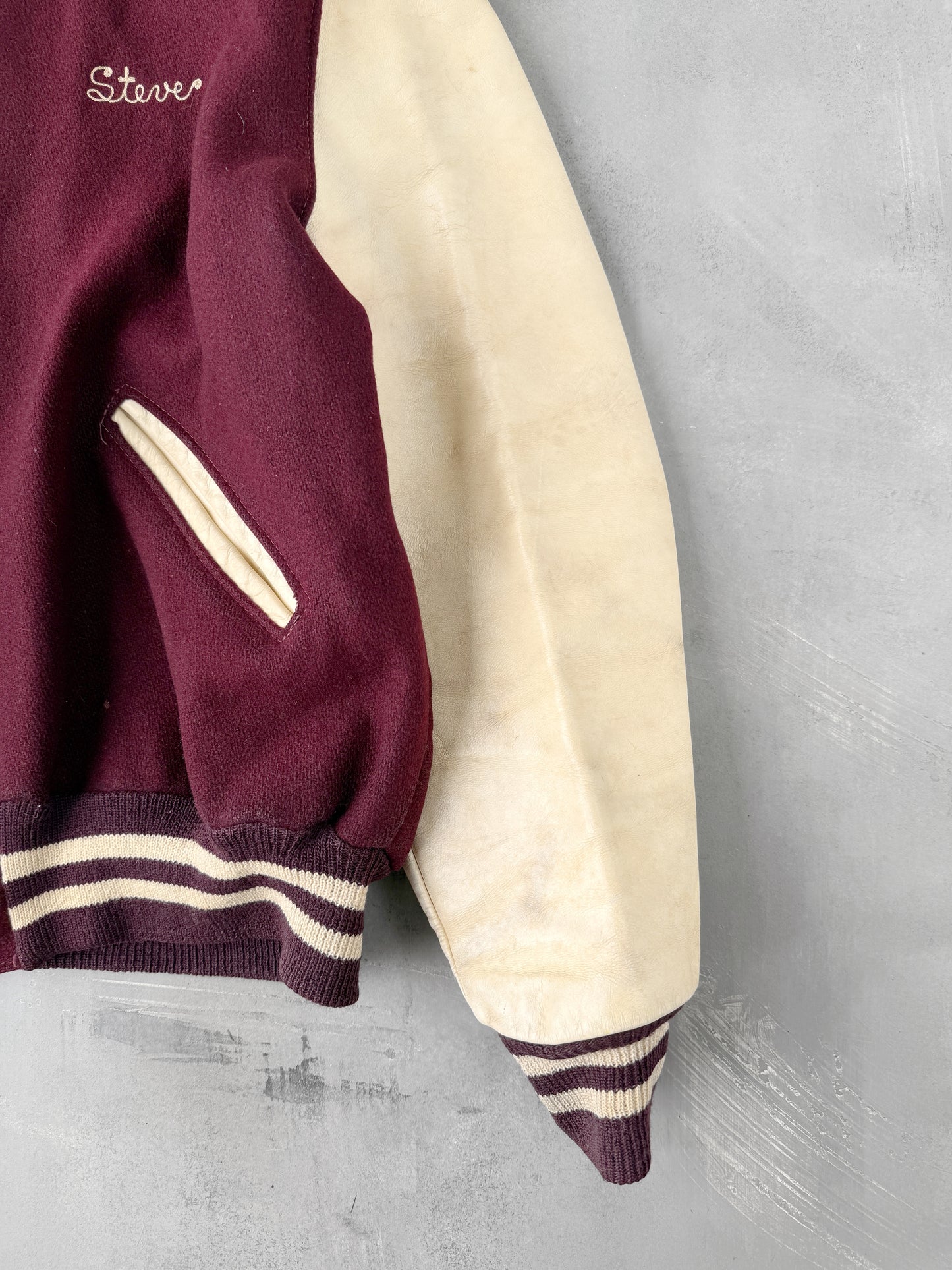 Steve's Varsity Football Jacket 60's - Large