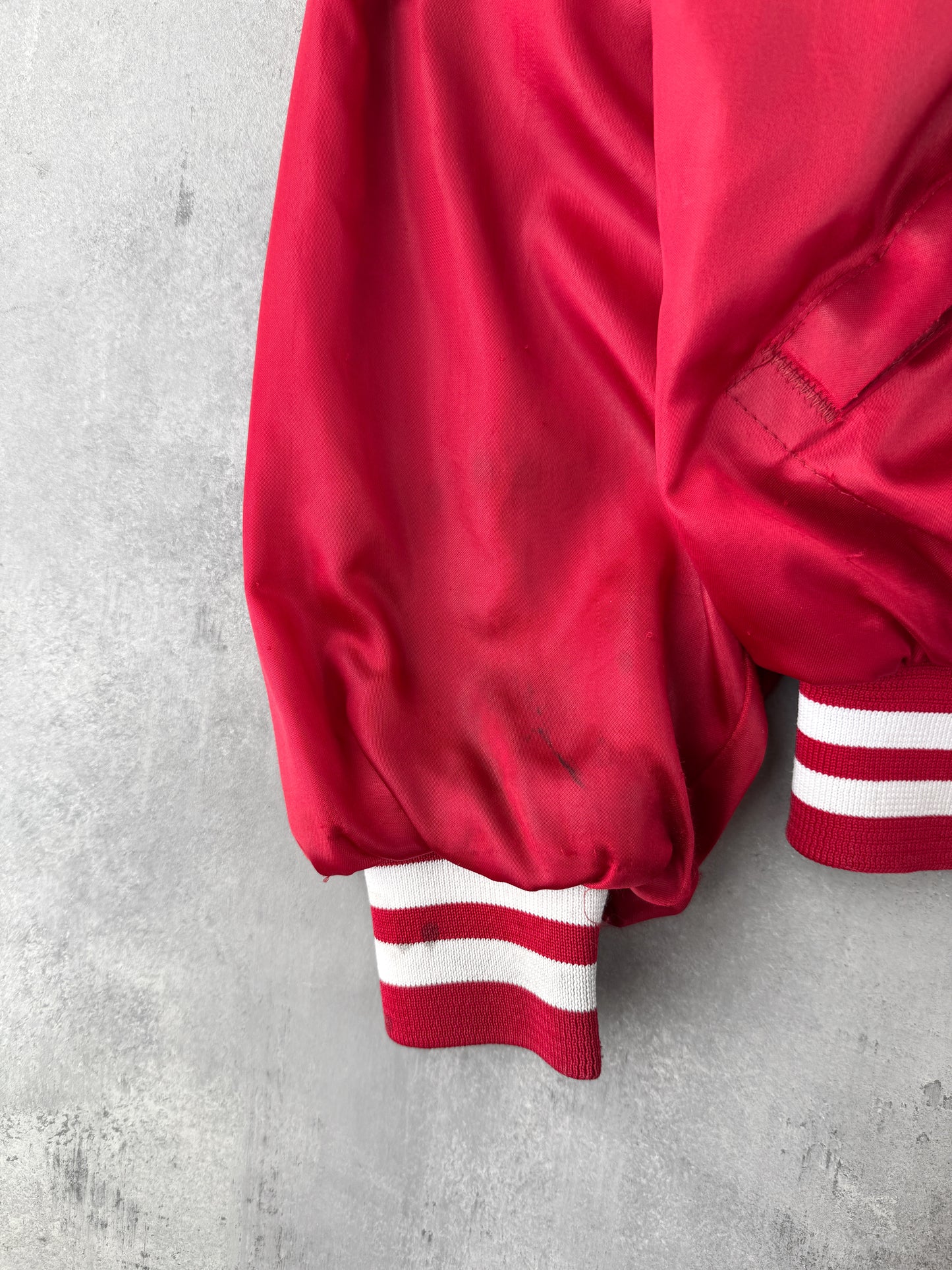 University of Alabama Satin Bomber Jacket 80's - Small / Medium