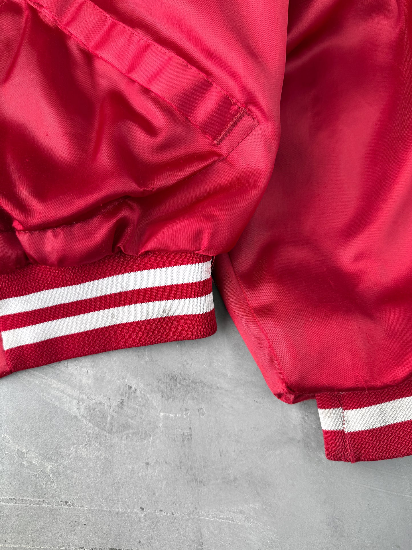 University of Alabama Satin Bomber Jacket 80's - Small / Medium
