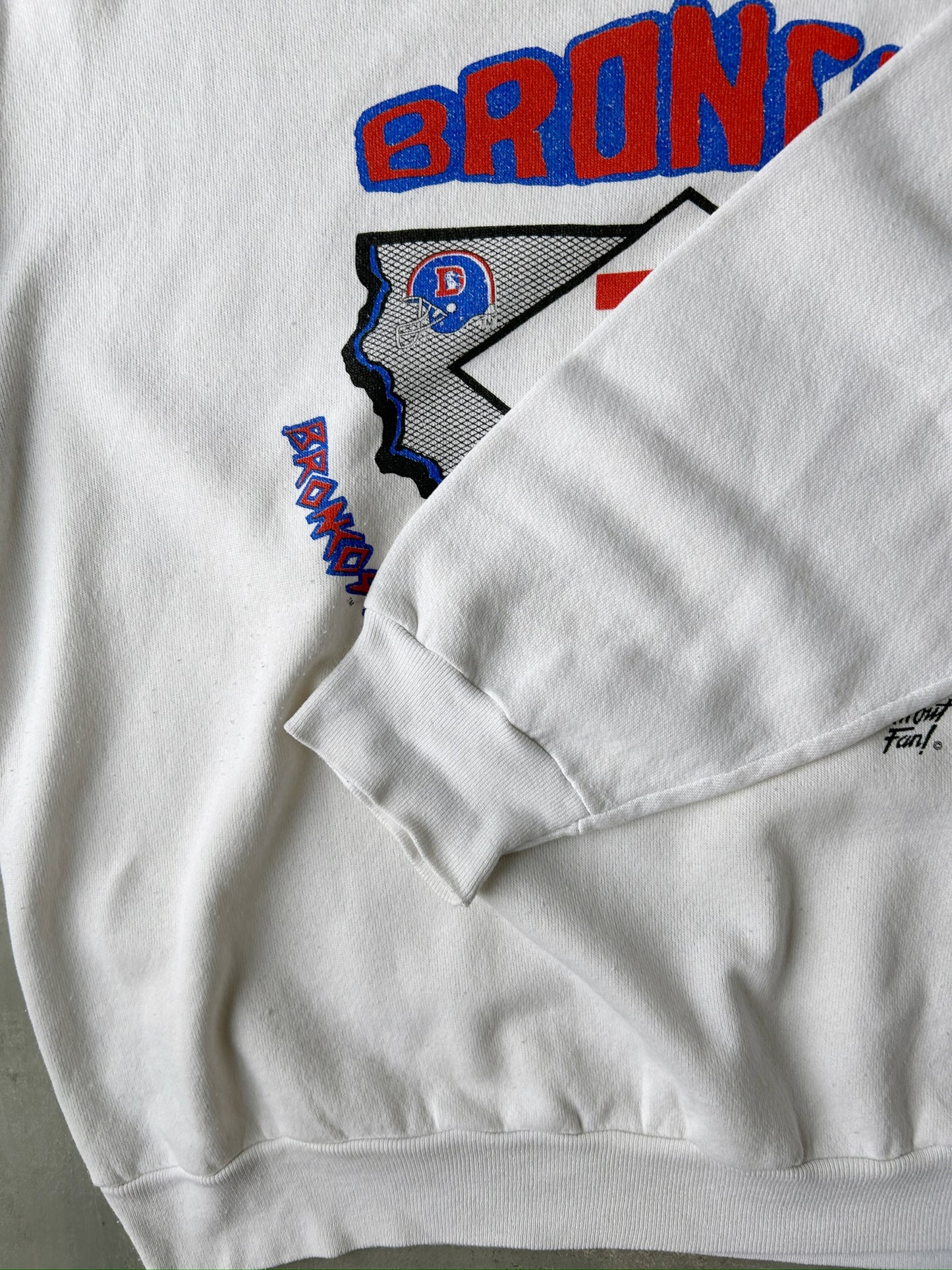 Denver Broncos Sweatshirt 90's - Large / XL