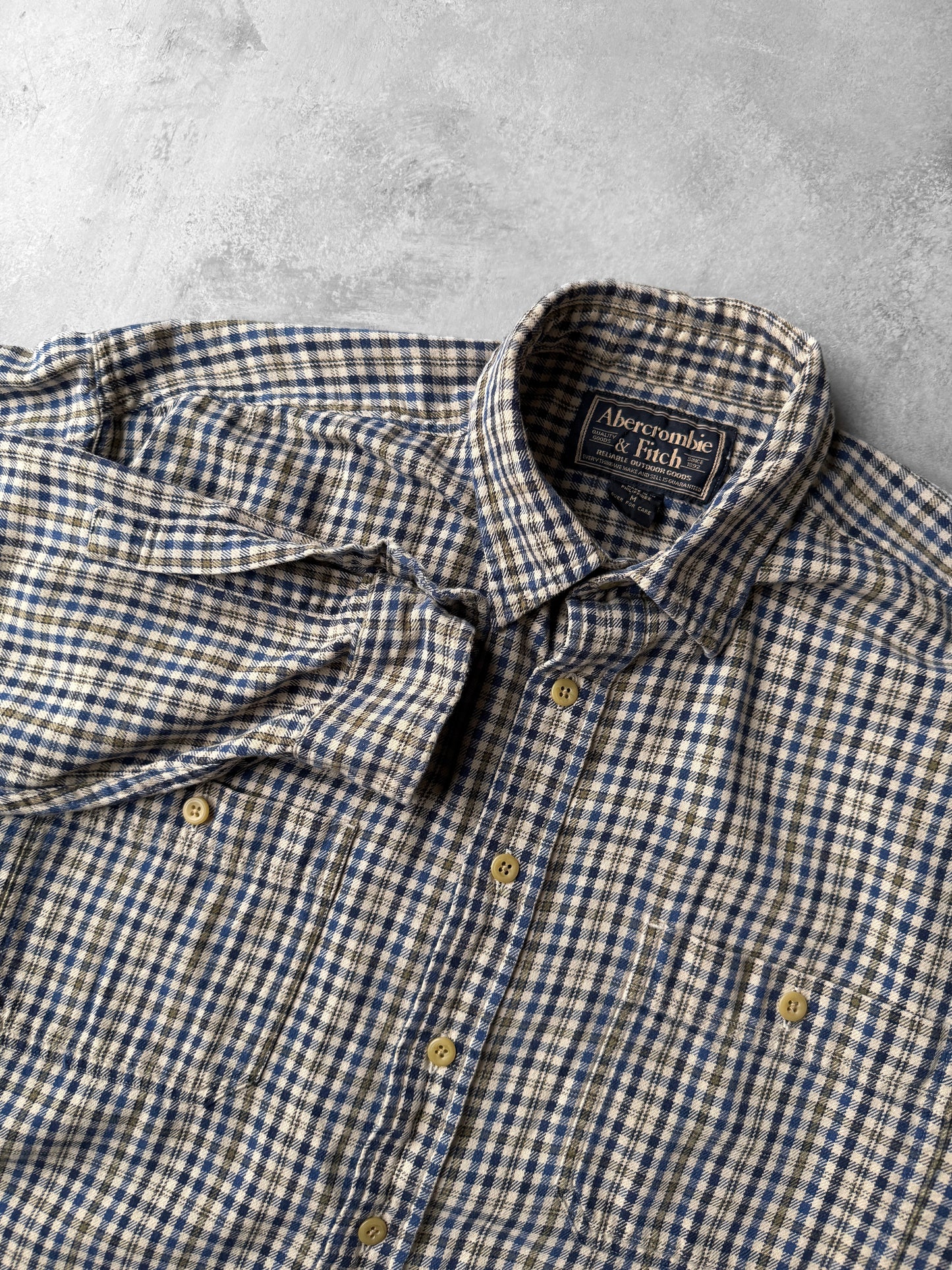 A&F Plaid Flannel Shirt Y2K - Medium
