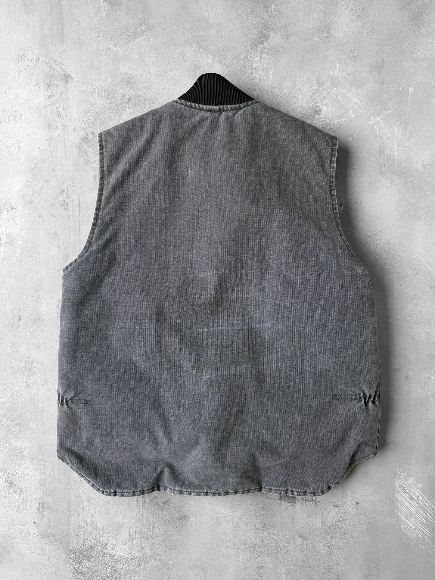 Gray Carhartt Vest Y2K - Large