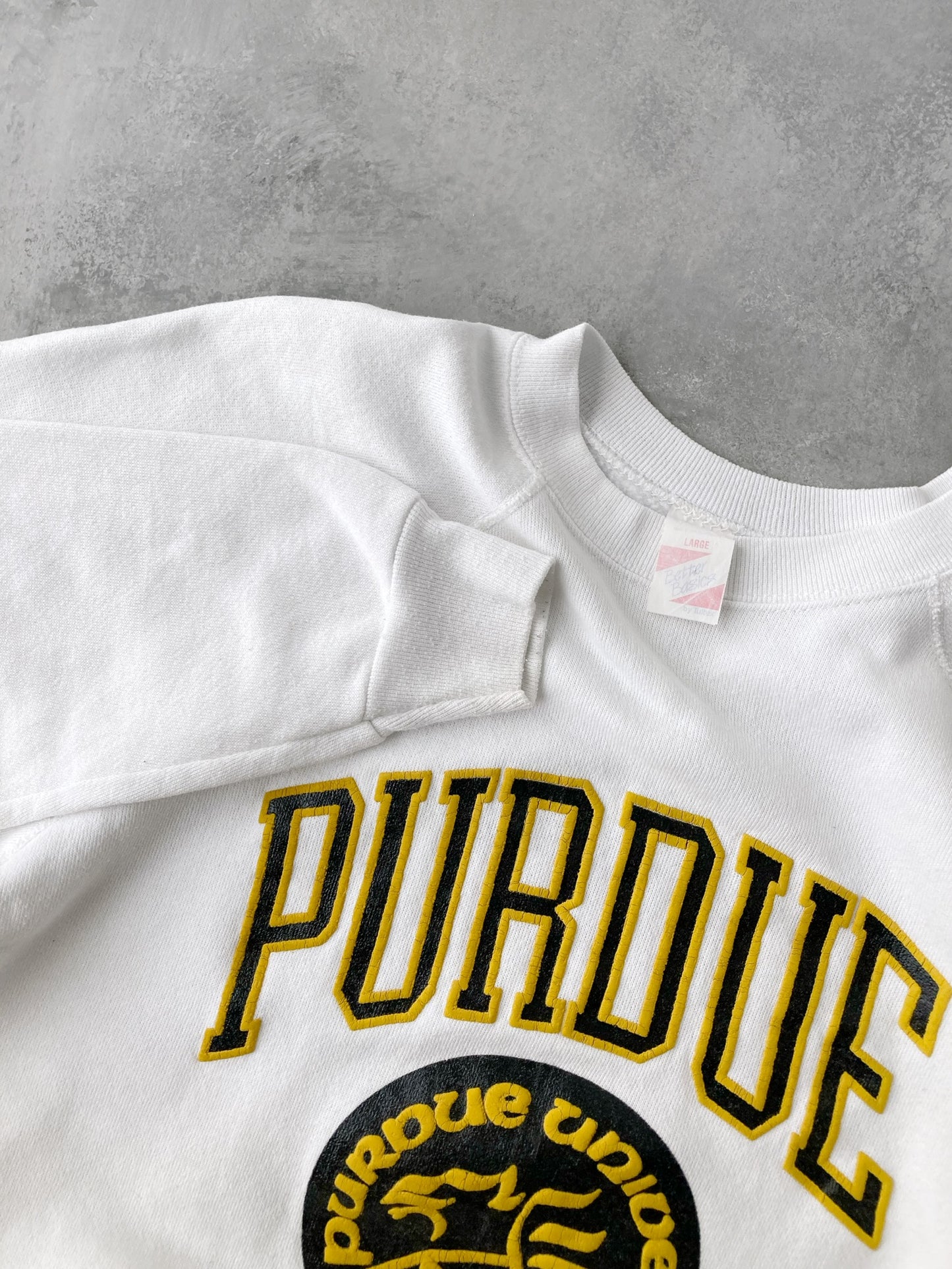 Purdue University Crewneck 80's - Large