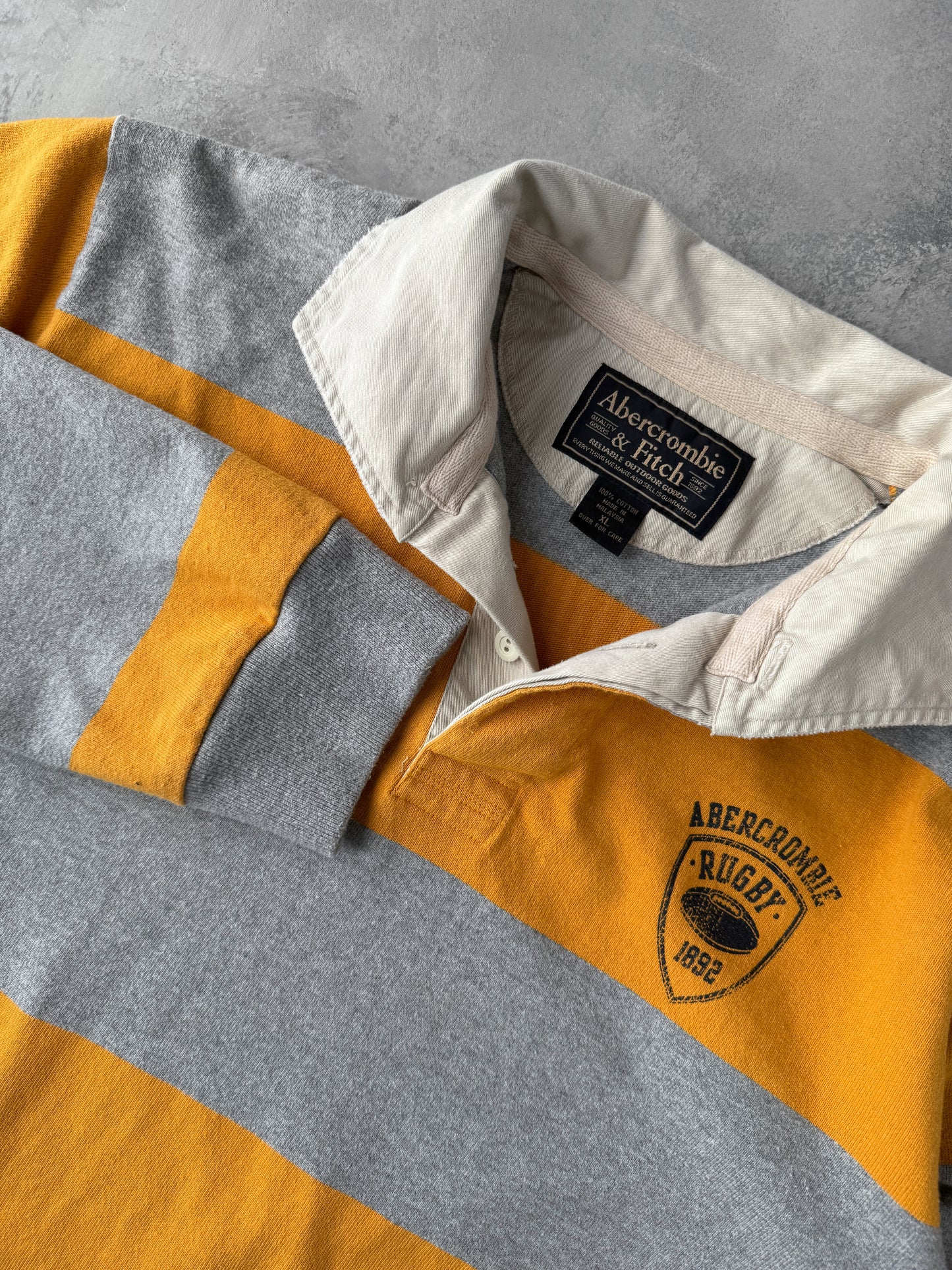 Abercrombie Rugby Shirt Y2K - XL