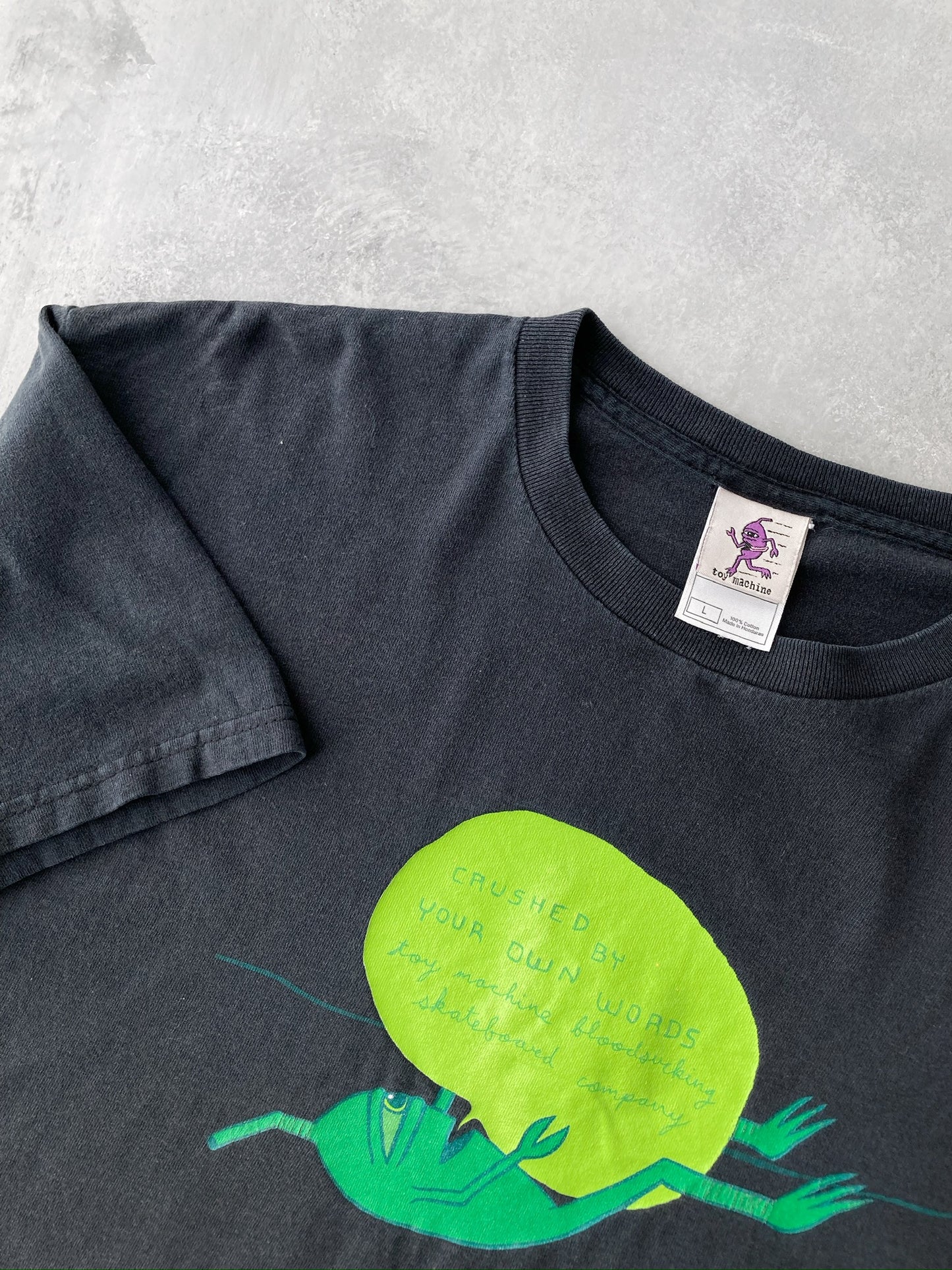 Toy Machine Skate T-Shirt Y2K - Large