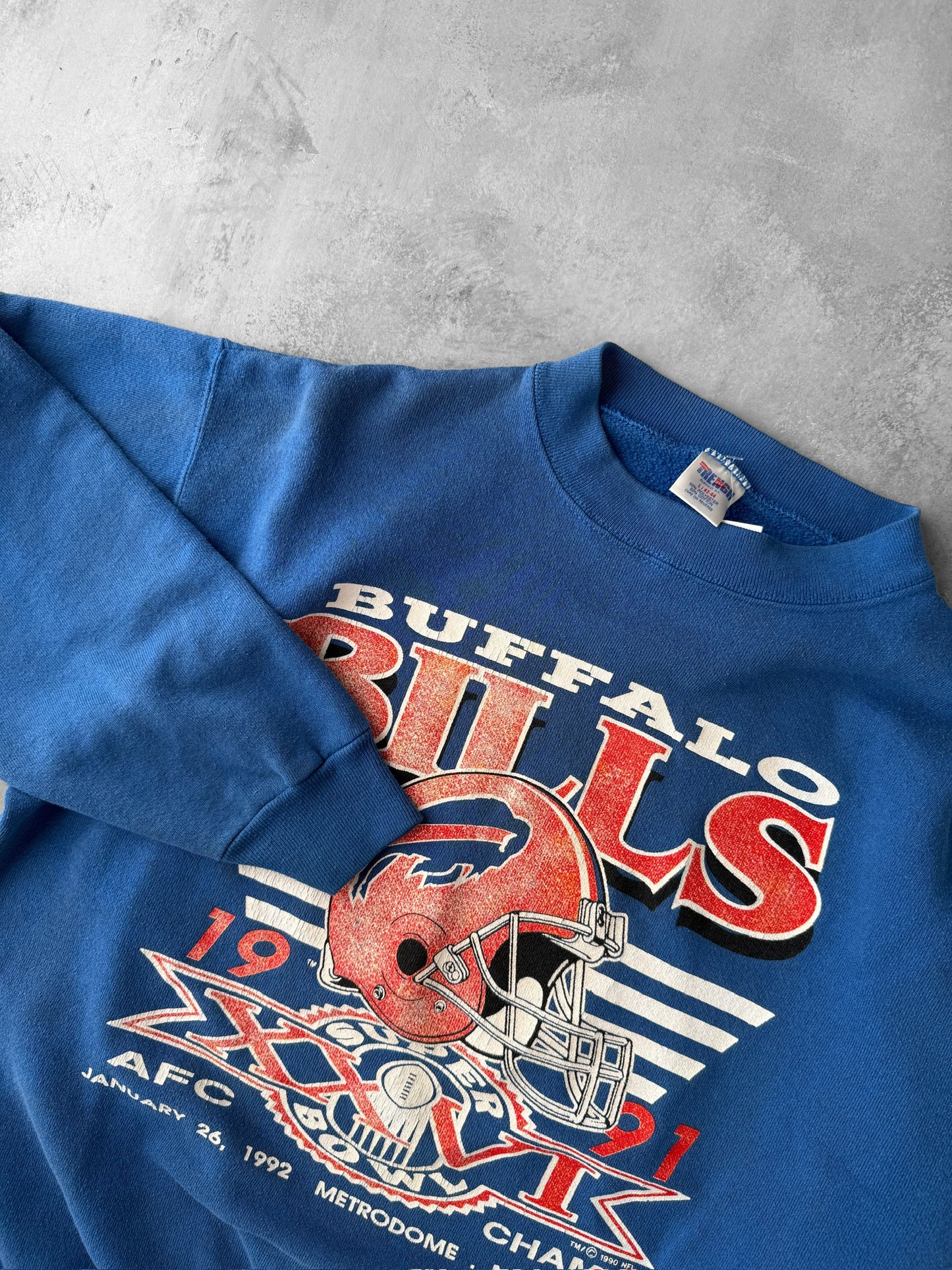 Buffalo Bills AFC Champions Sweatshirt '91 - Large
