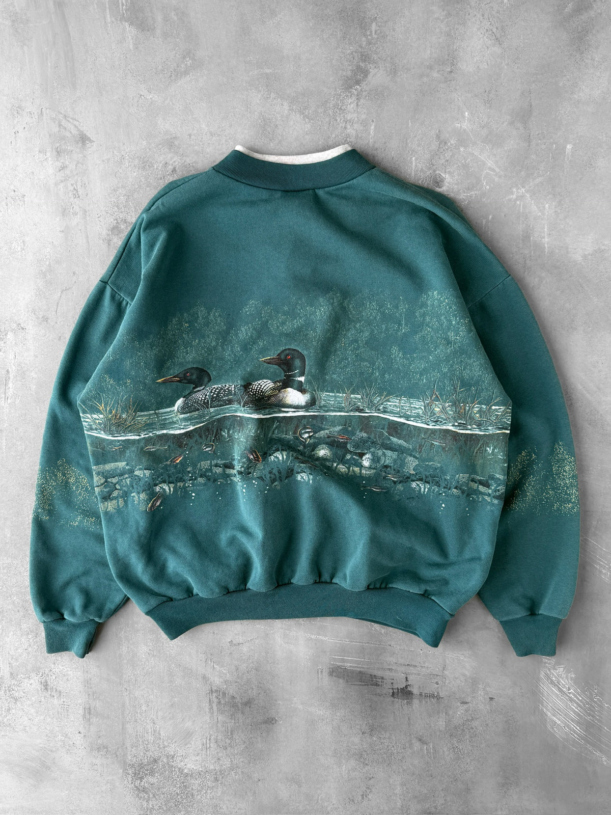 Loon Wraparound Sweatshirt 90's - Large