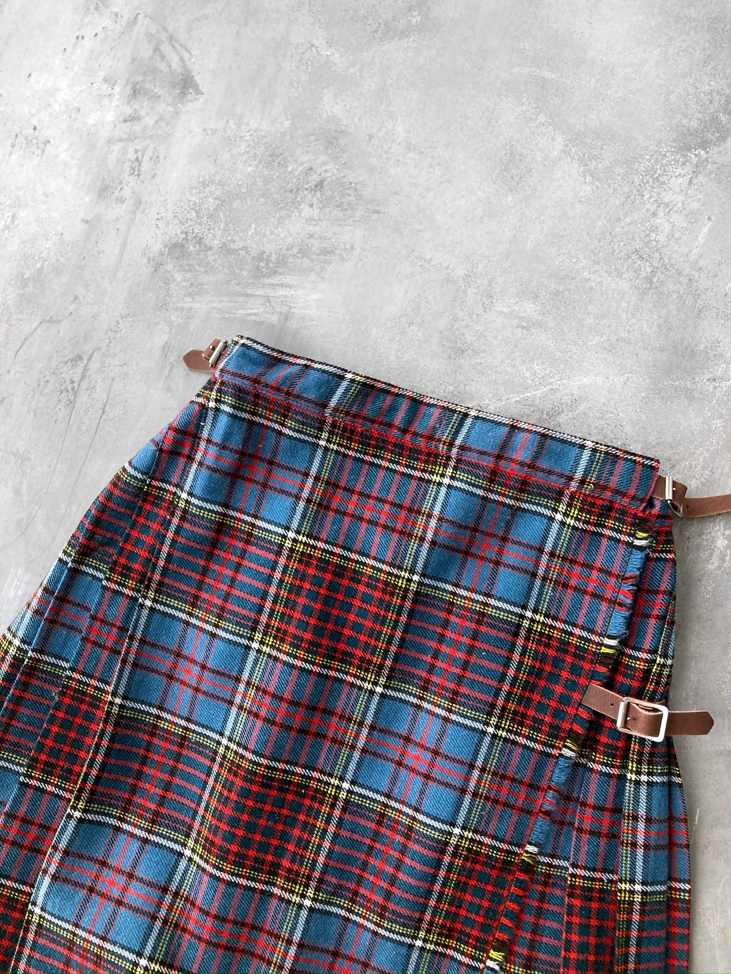 Plaid Wool Kilt 90's - XS (0)