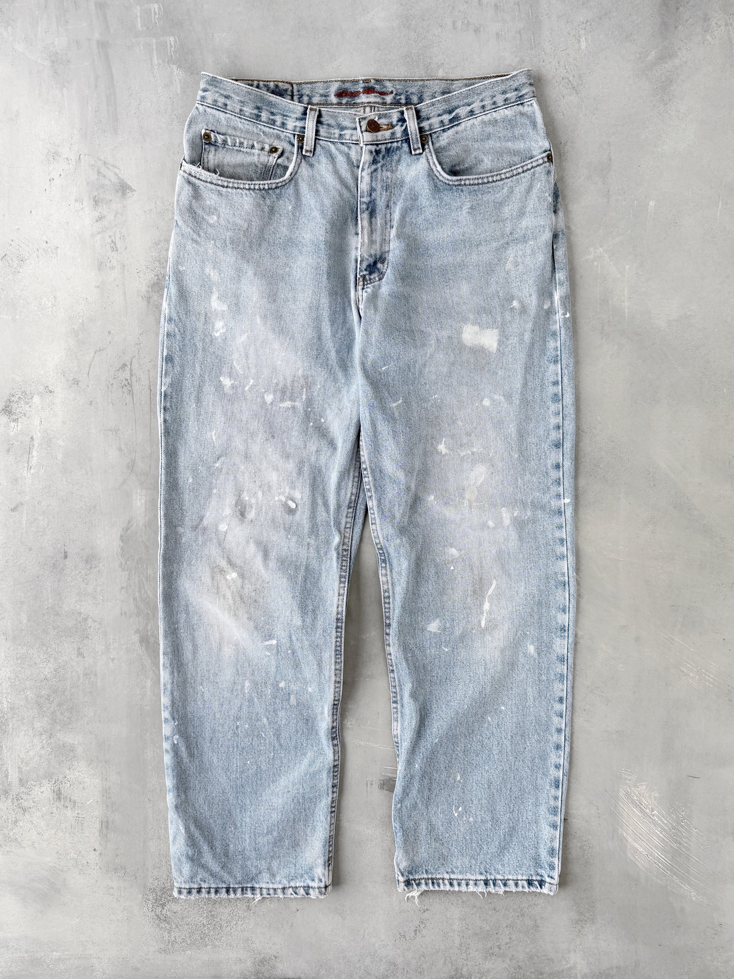 Light Wash Distressed Eddie Bauer Jeans 00's - 31x29