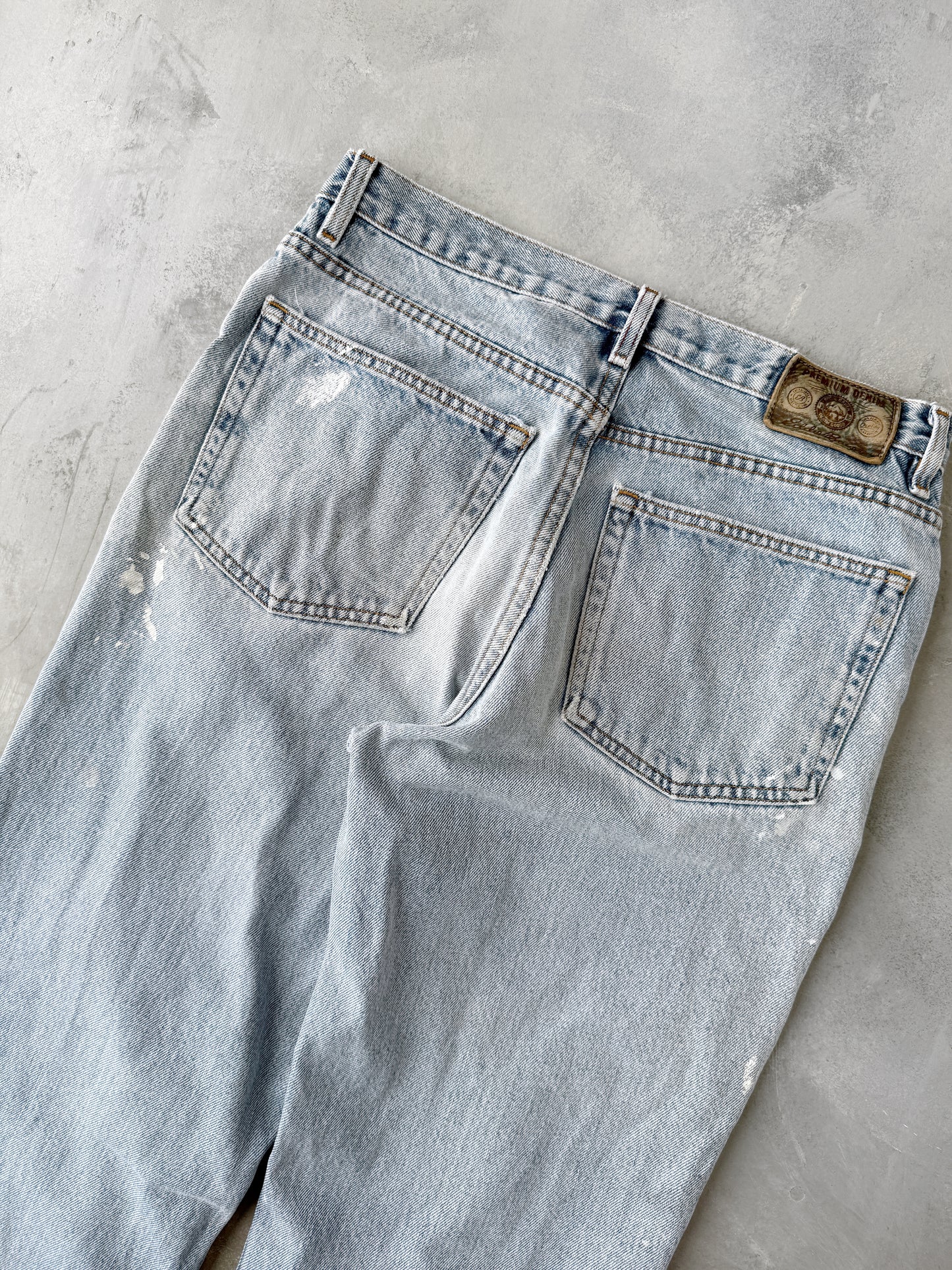 Light Wash Distressed Eddie Bauer Jeans 00's - 31x29