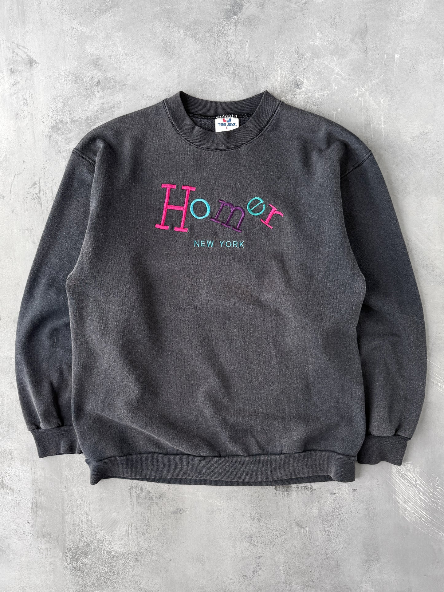 Homer, NY Sweatshirt 90's - Medium