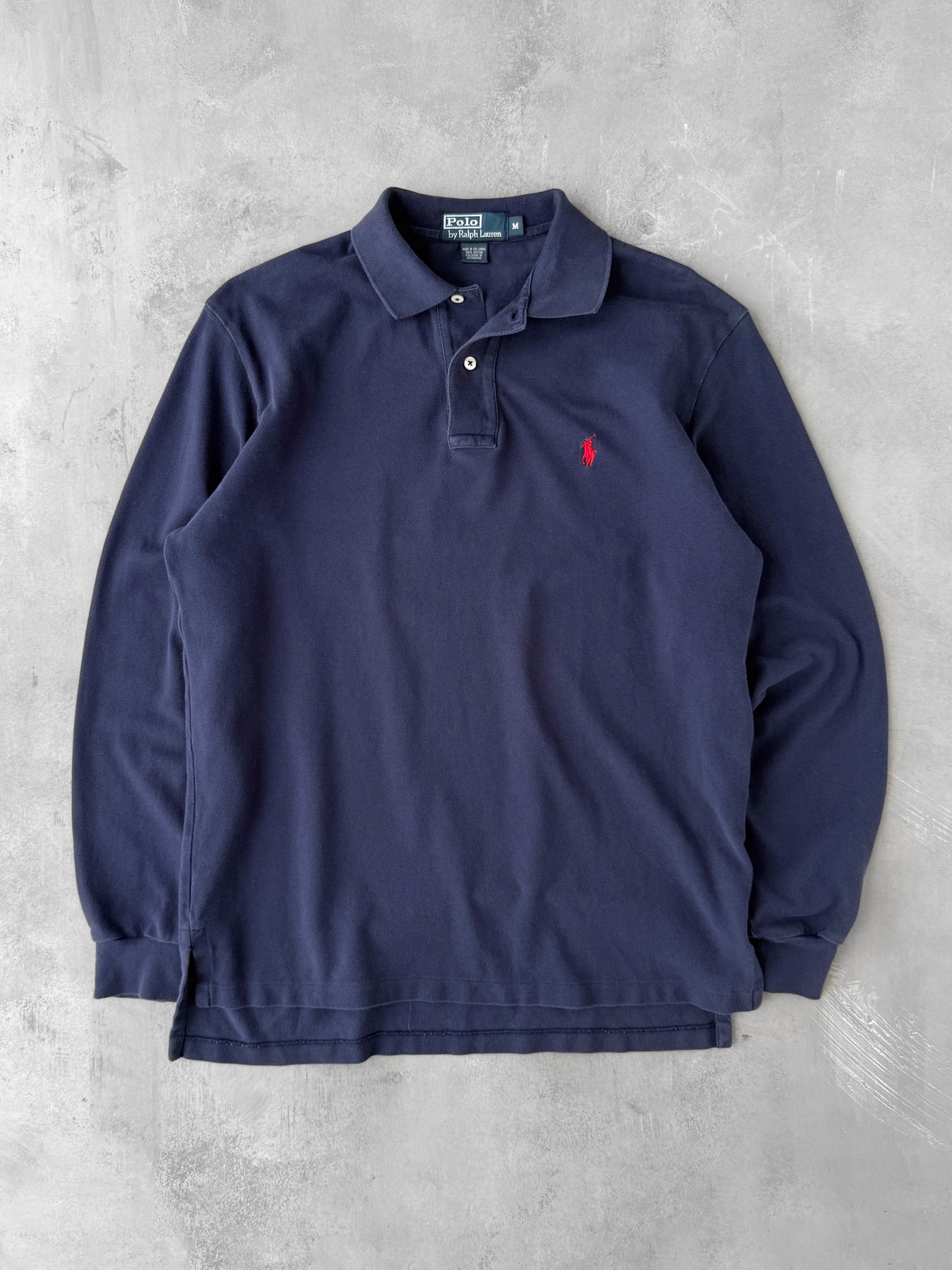 Polo Ralph Lauren Navy Polo 90's - Medium