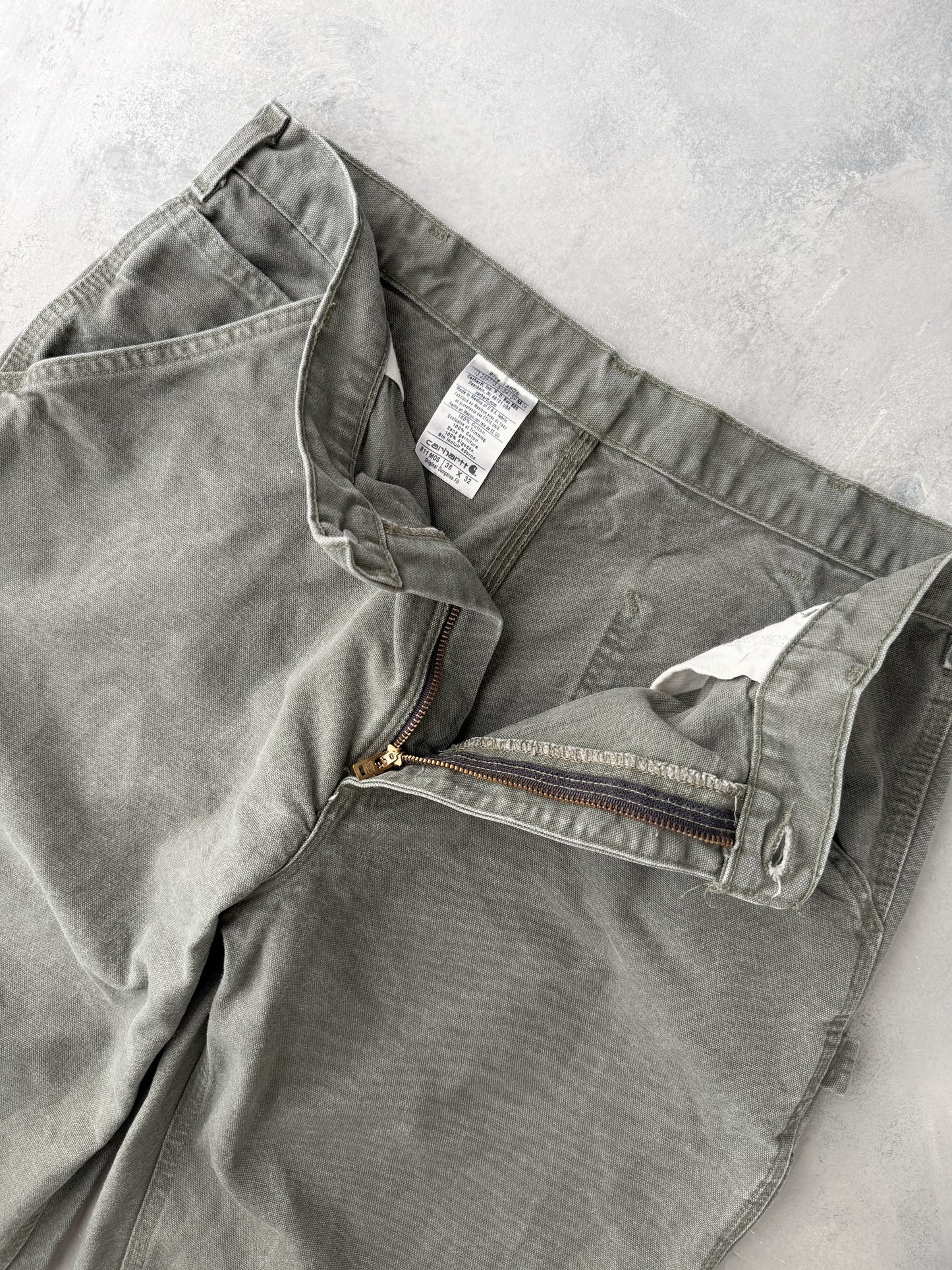 Carhartt Green Carpenter Jeans ‘13 - 36x32
