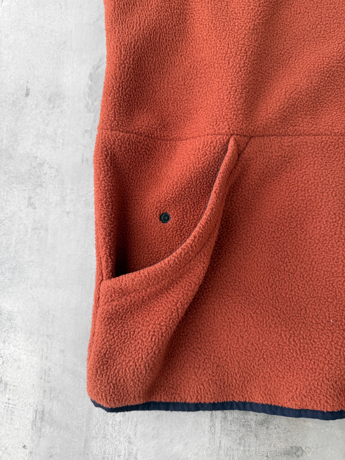 The North Face Orange Fleece Vest 2010's - XL