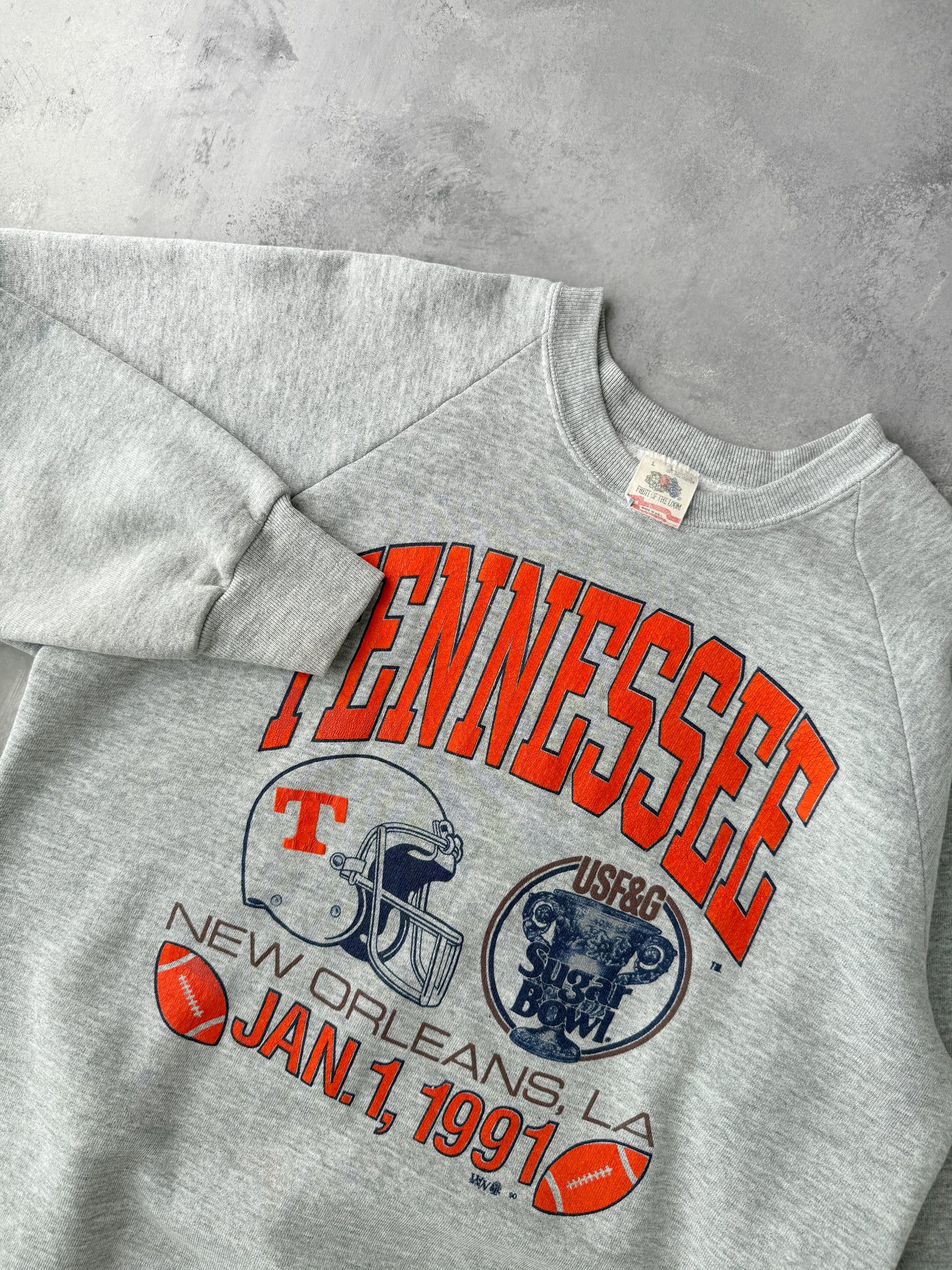 University of Tennessee Sugar Bowl Sweatshirt '91 - Medium