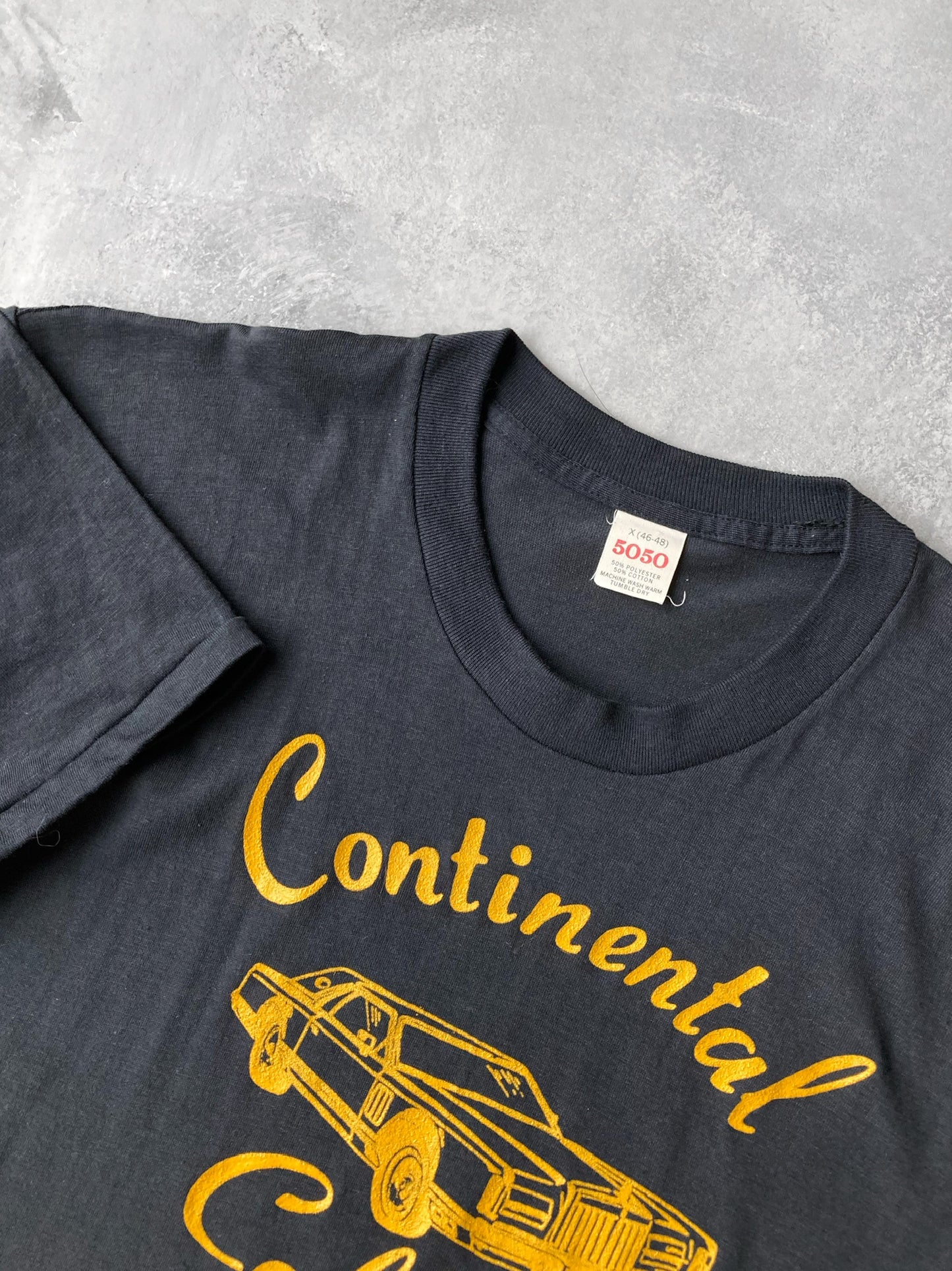 Continental Collision T-Shirt 80's - Large