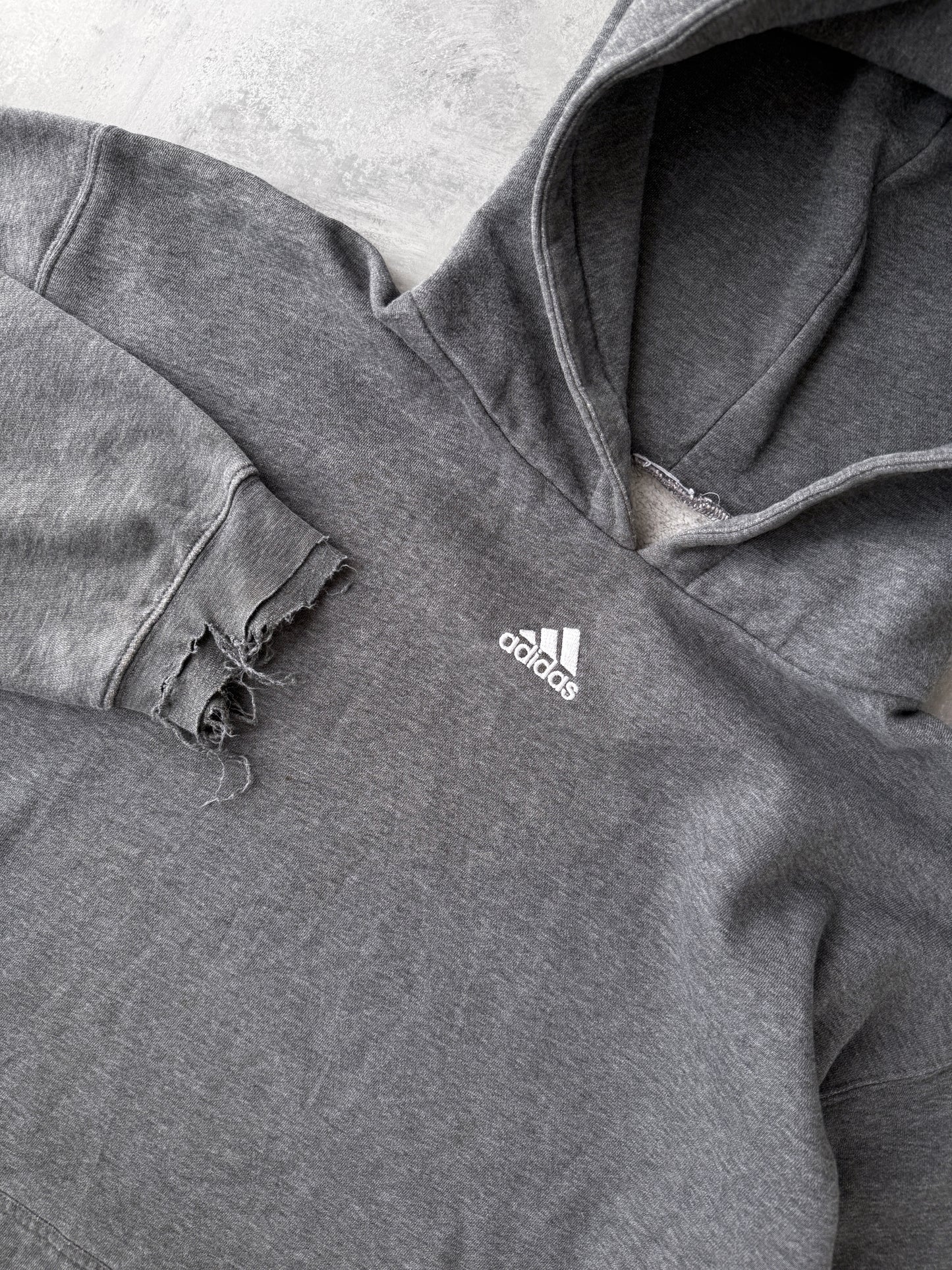 Adidas Center Logo Hoodie Y2K - XL