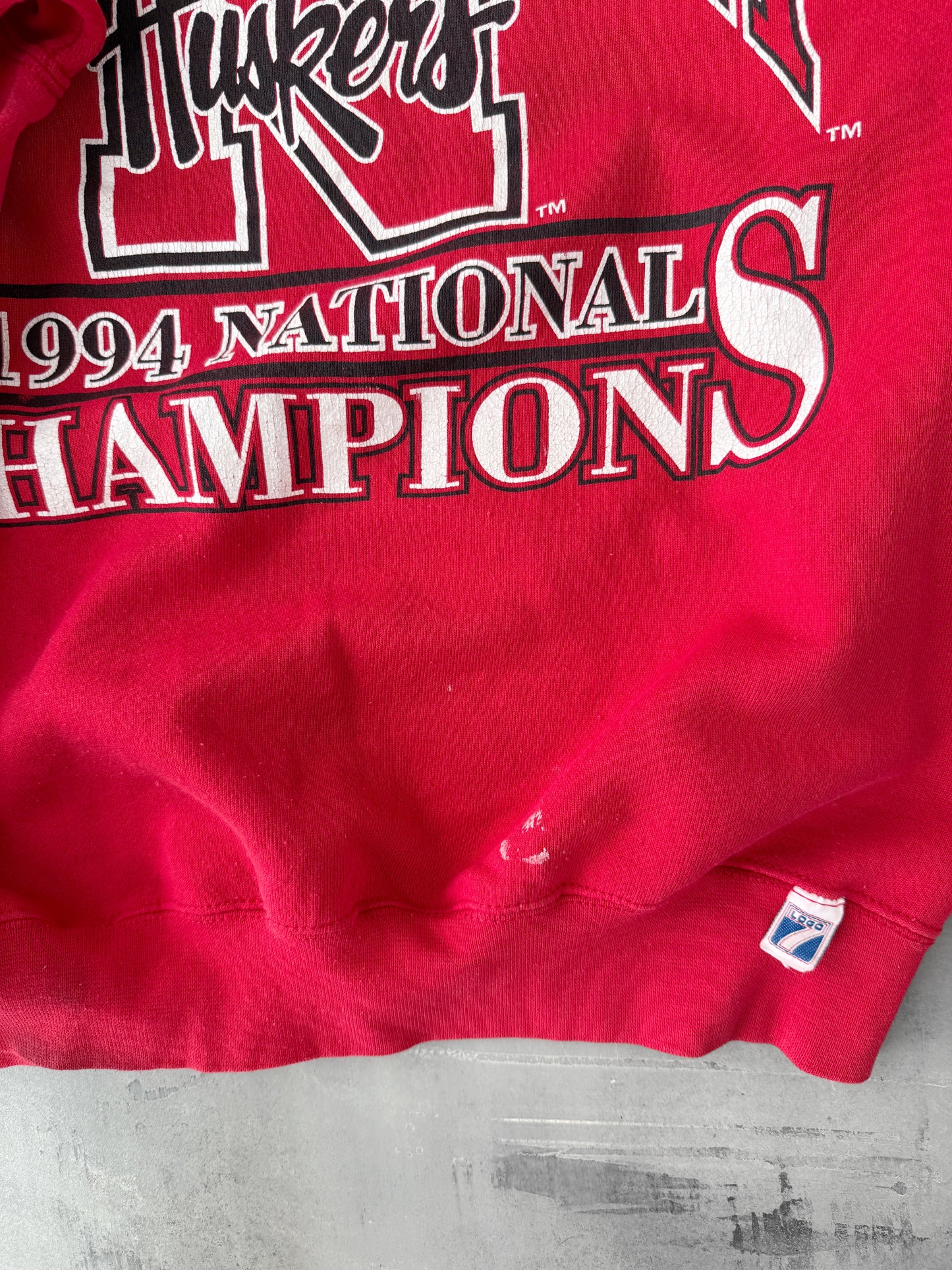 University of Nebraska Sweatshirt '94 - Large