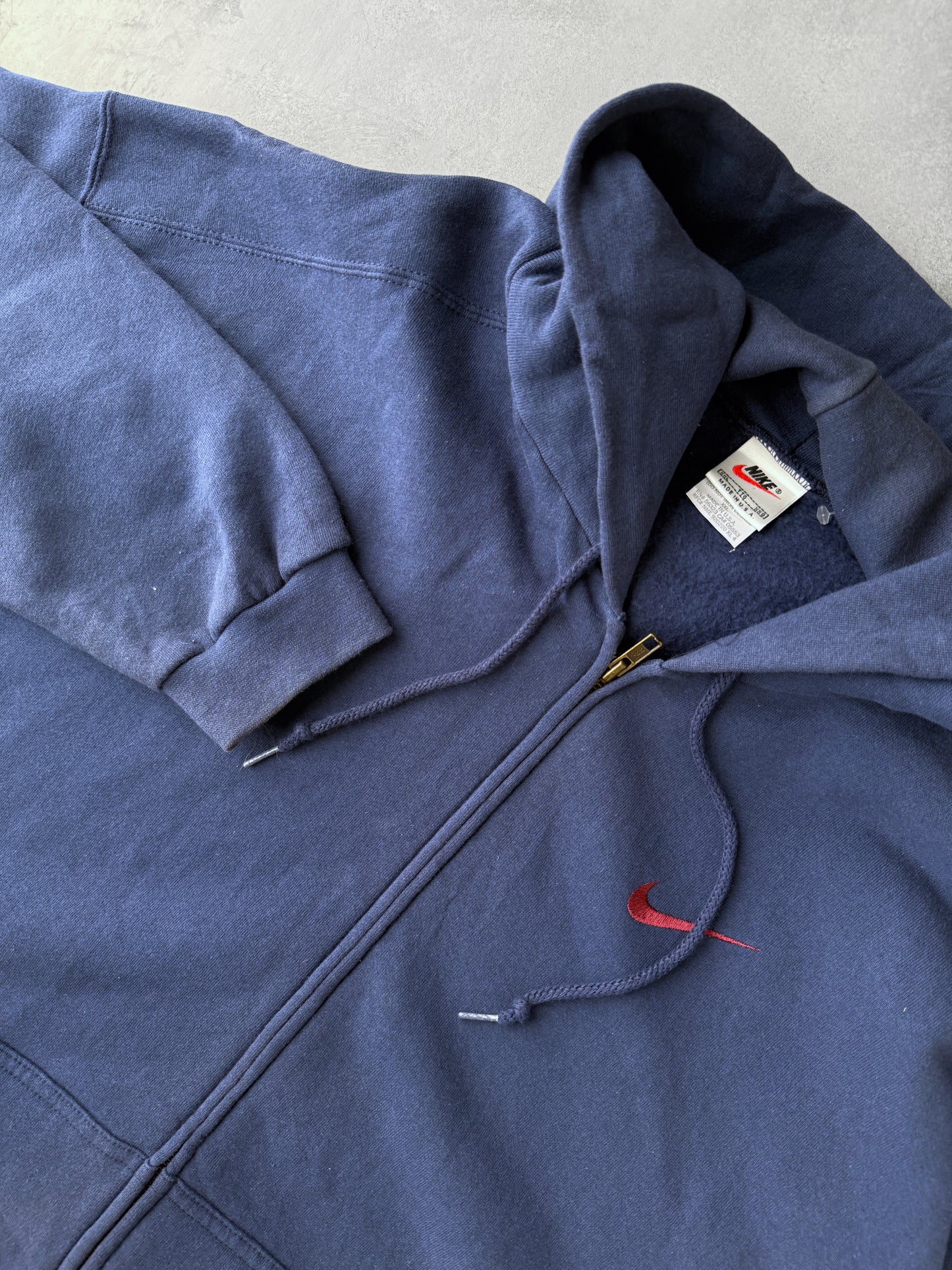 Nike Zippered Hoodie 90's - XXL