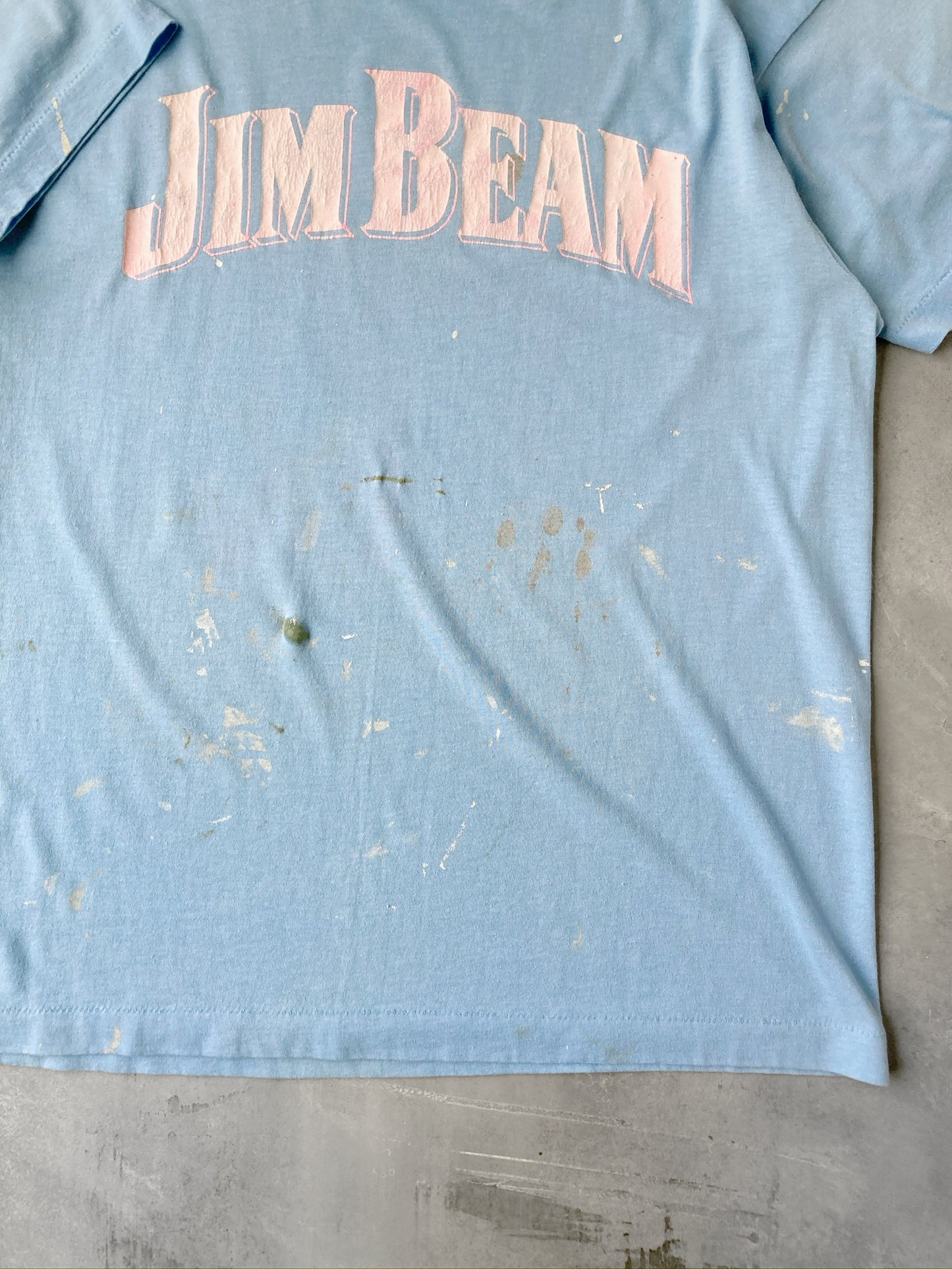 Kenilworth Pub Jim Beam T-Shirt 80's - Large