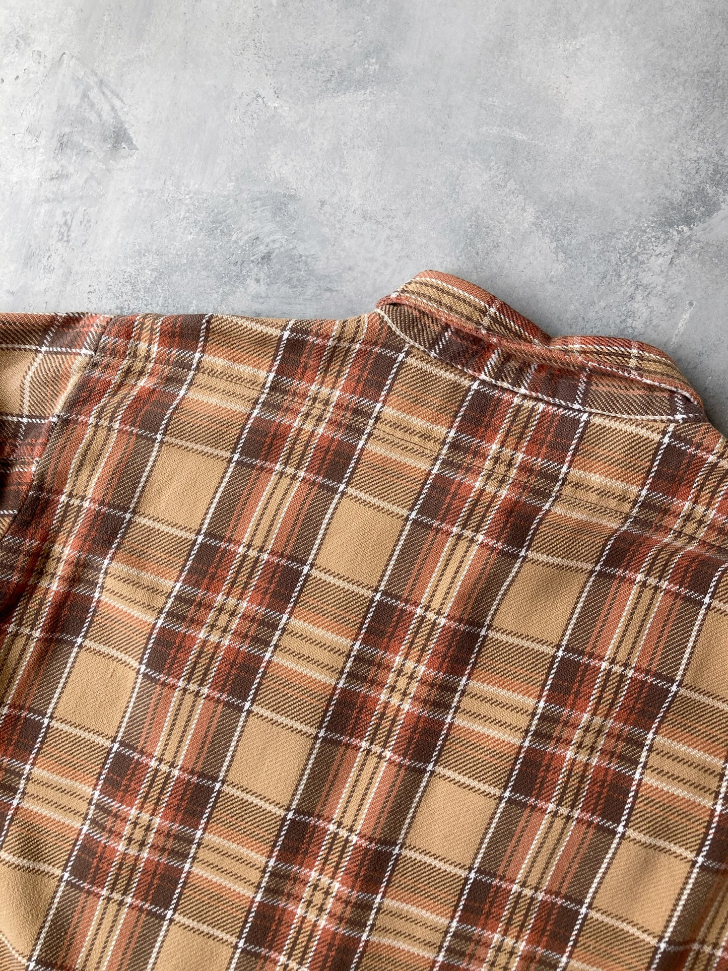 Plaid Flannel Shirt 80's - XL
