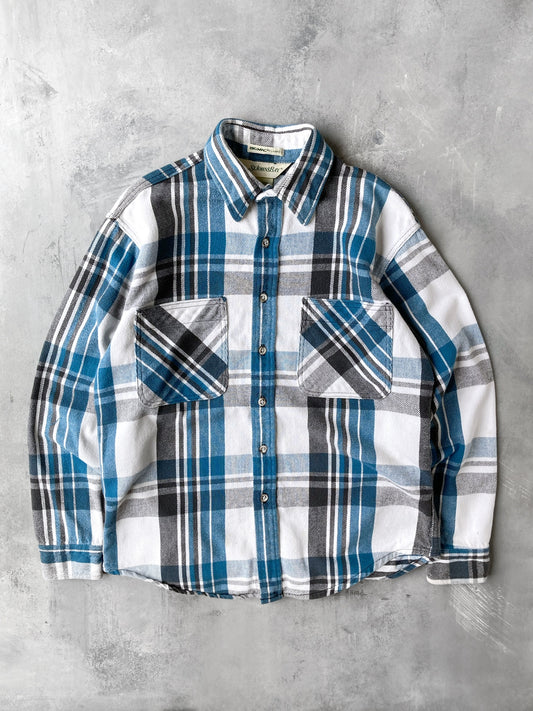 Plaid Flannel Shirt 90's - Medium
