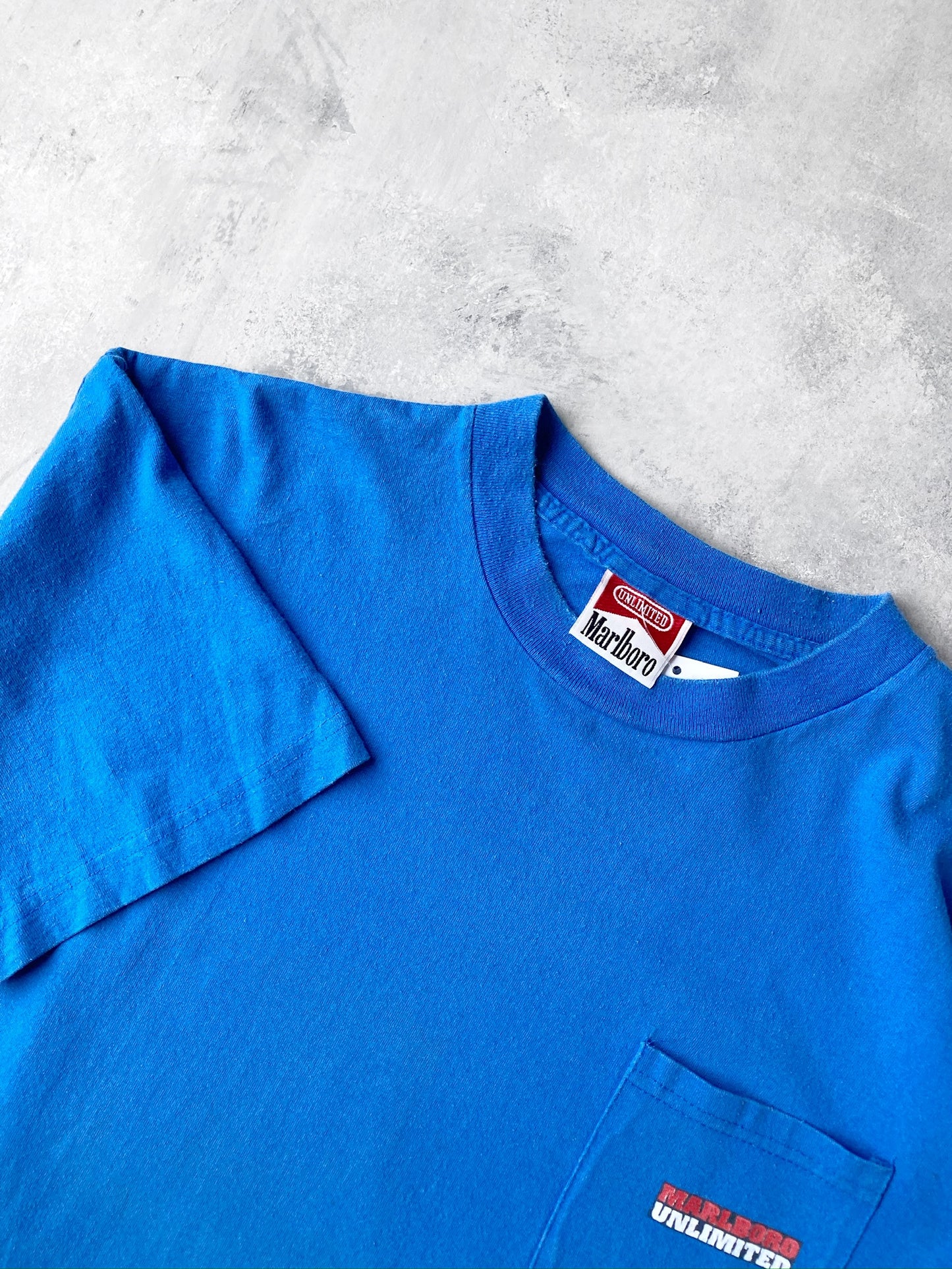 Marlboro Howling Wolf Pocket T-Shirt 90's - XL