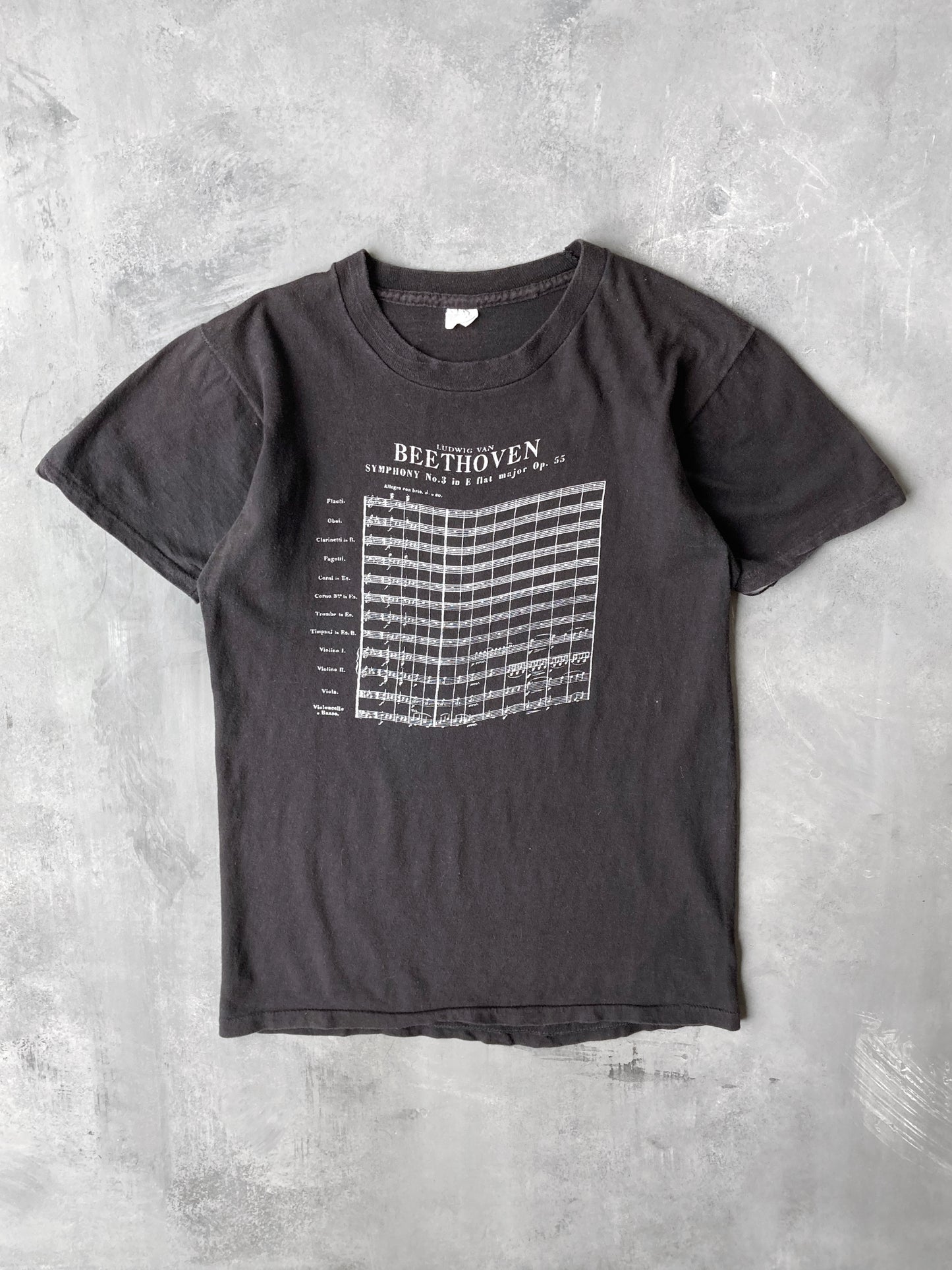 Beethoven Symphony No. 3 T-Shirt 80's - Small