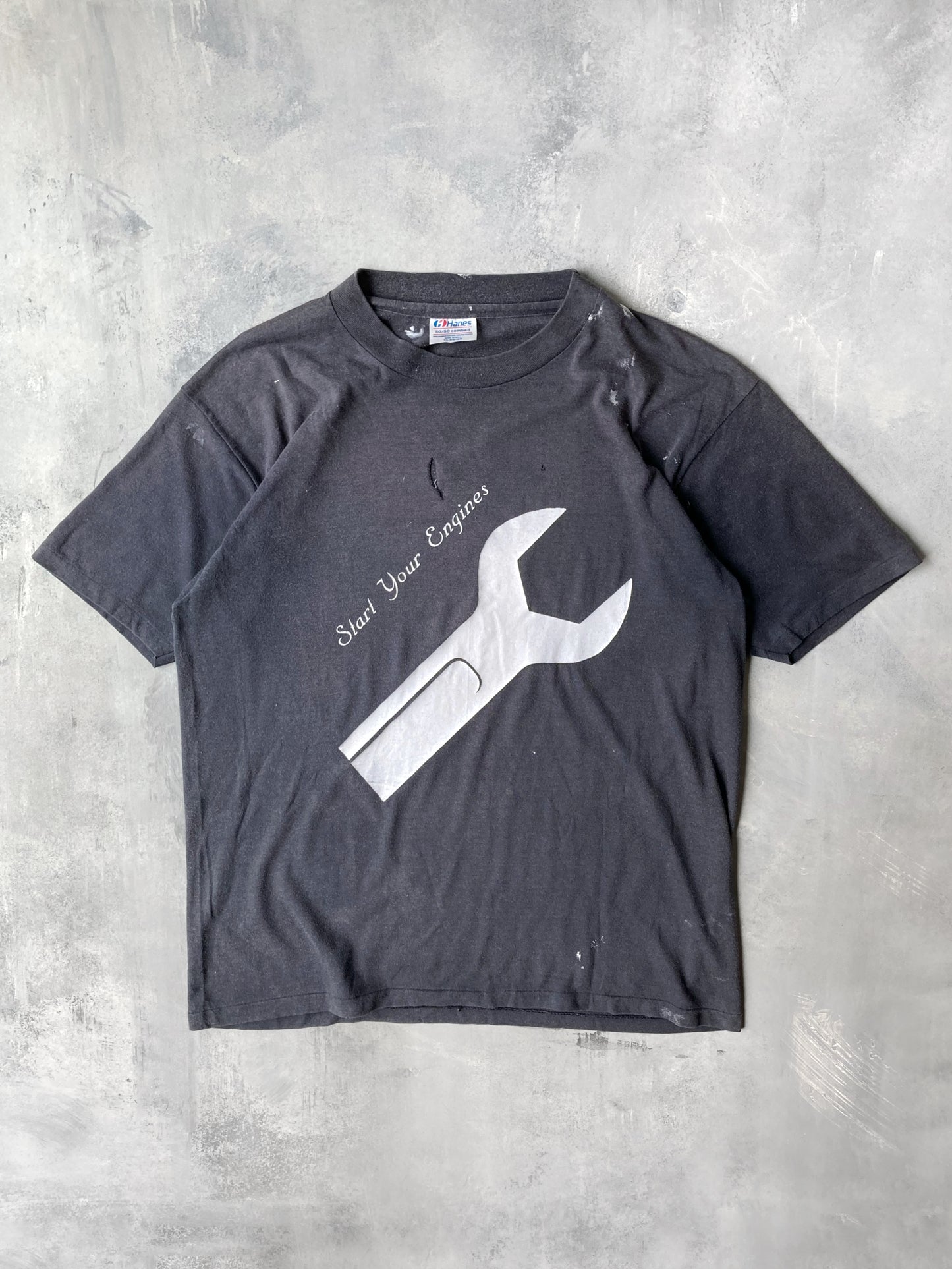 Start Your Engines T-Shirt 80's - Large