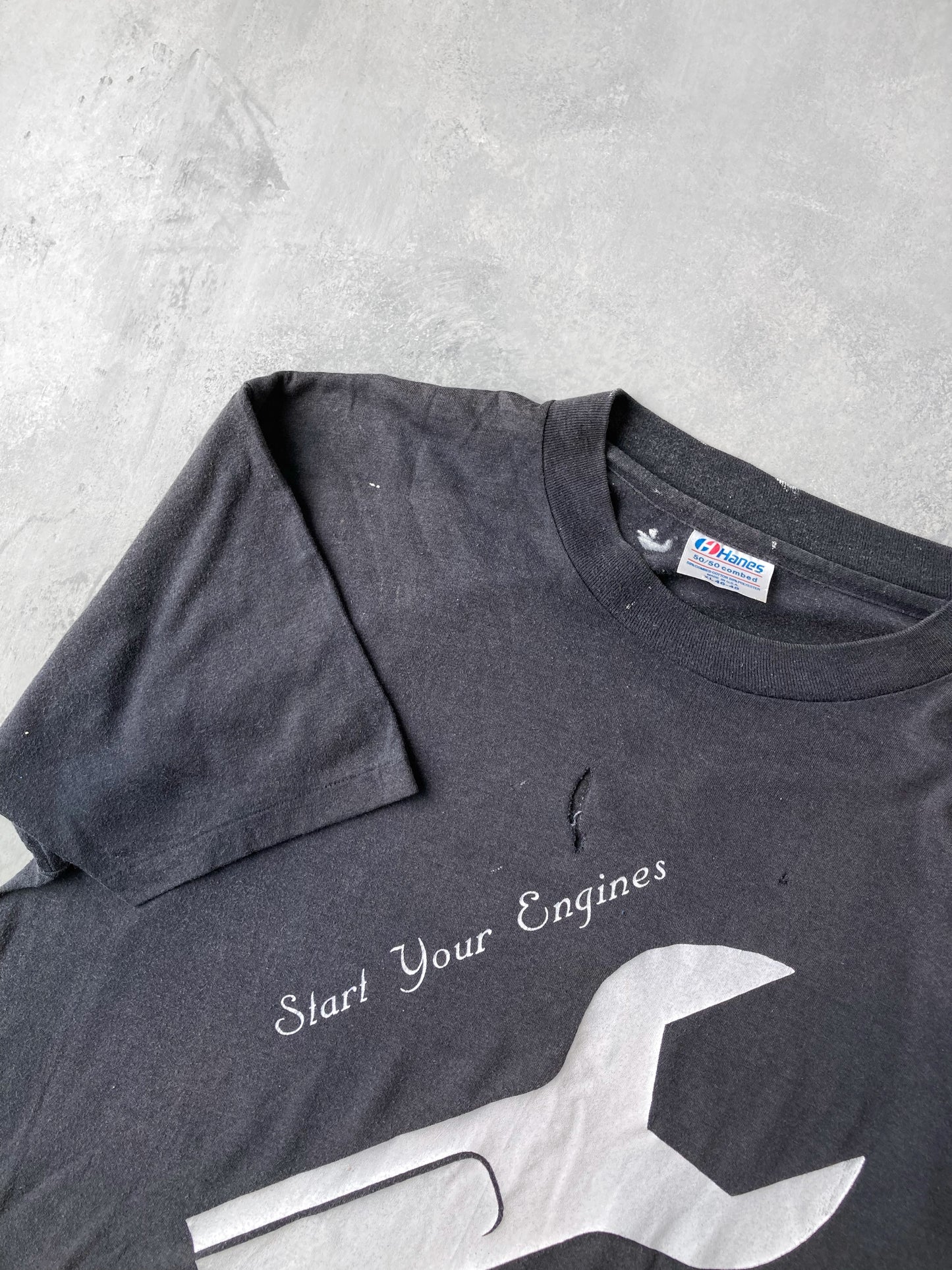Start Your Engines T-Shirt 80's - Large